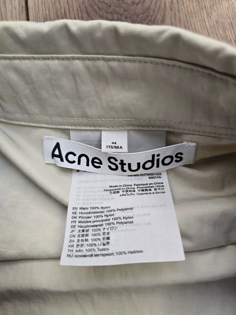 Acne Studios acne studios Beige shirt 2504-Nextarrow Size US S / EU 44-46 / 1 - 4 Thumbnail