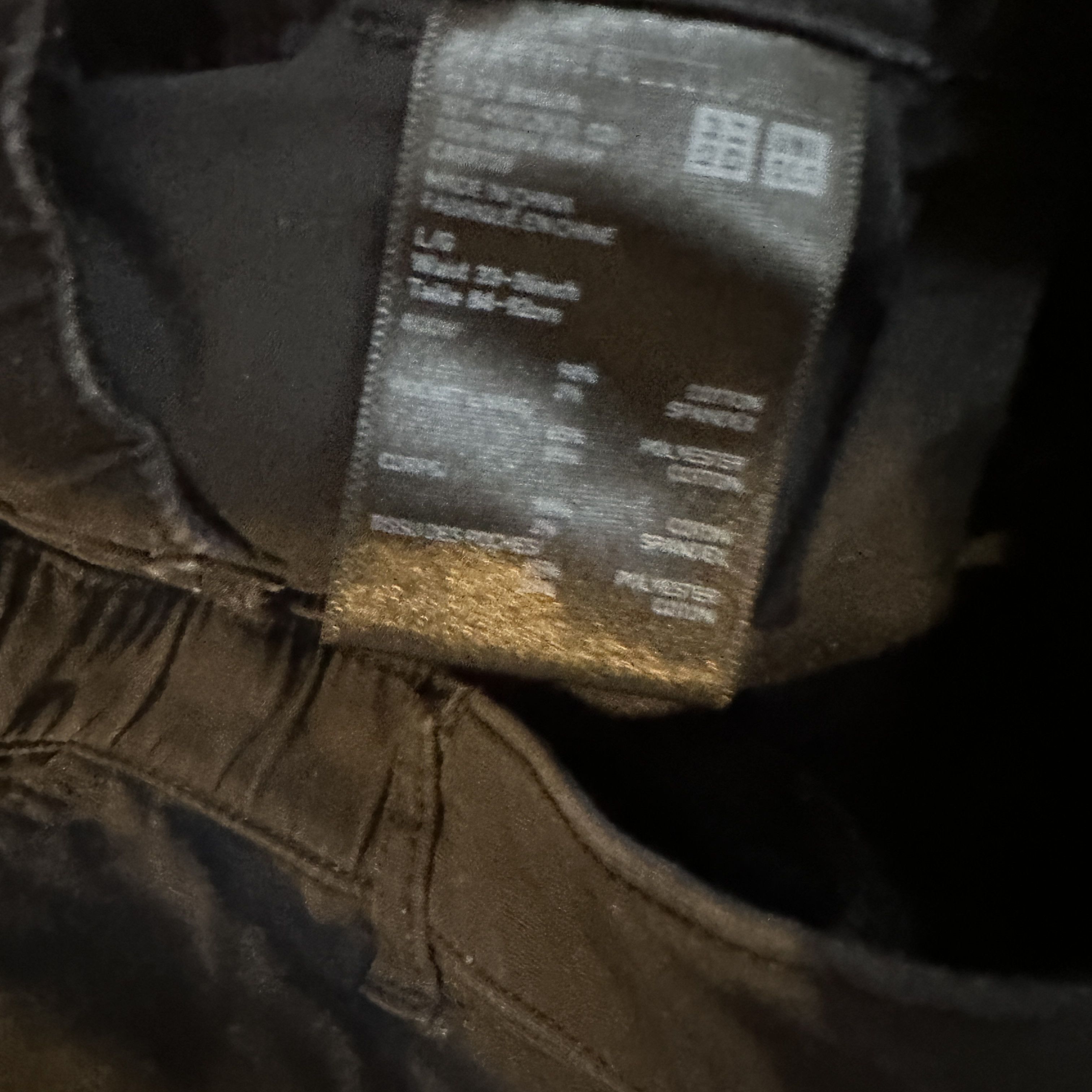Uniqlo Uniqlo Unisex Cargo Jogger Pants Black Large Size US 36 / EU 52 - 6 Thumbnail