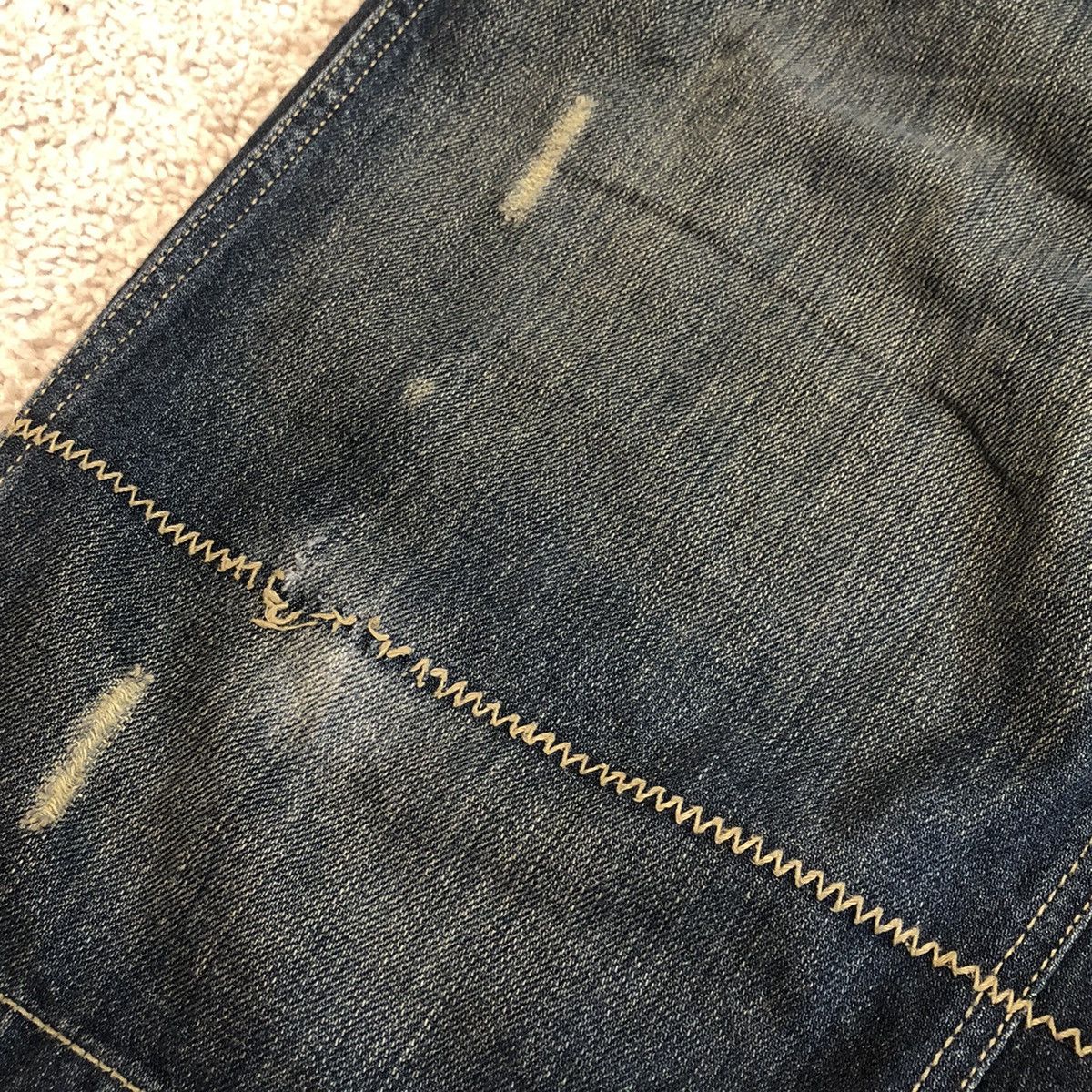 Southpole × Vintage Y2K Southpole Double Knee Mudwash 3/4 Jean Shorts size 38 Size US 38 / EU 54 - 3 Thumbnail