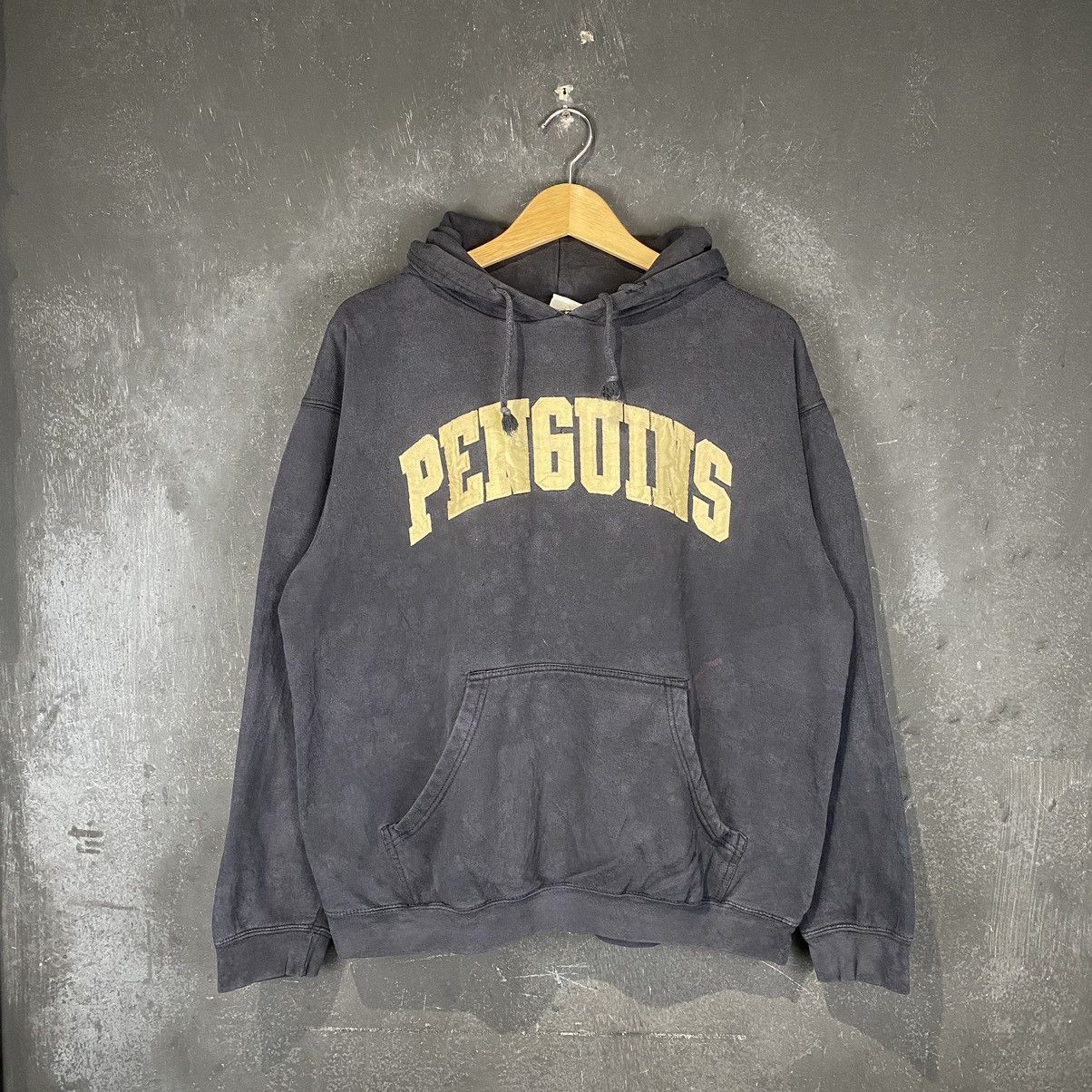 NHL × Vintage y2k NHL Penguins Boxy Pullover Size US L / EU 52-54 / 3 - 1 Thumbnail