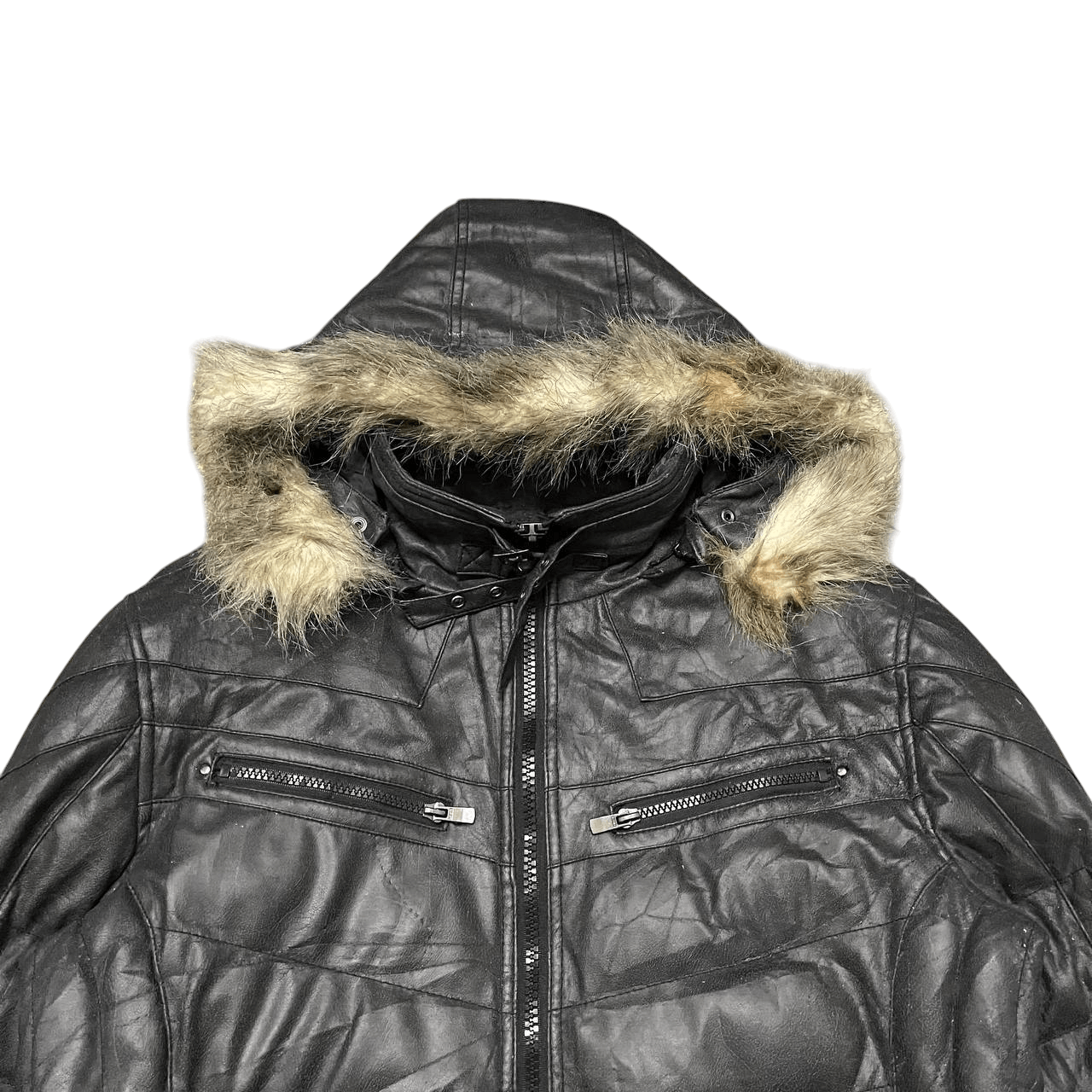 14th Addiction Vintage Bareback Realdress Puffer Fur Jacket Size US L / EU 52-54 / 3 - 2 Thumbnail