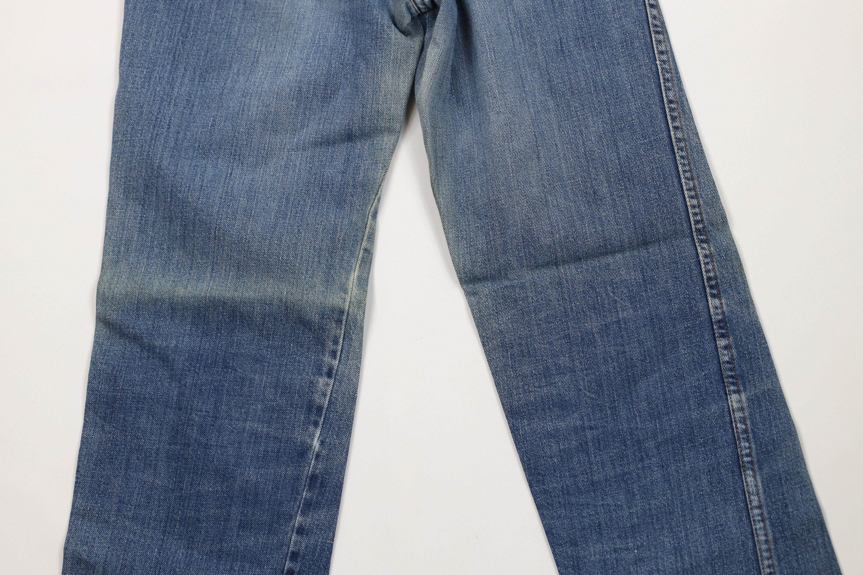 Vintage Vintage 70s Streetwear Straight Leg Denim Jeans Blue Cotton Size 27" / US 4 / IT 40 - 13 Thumbnail