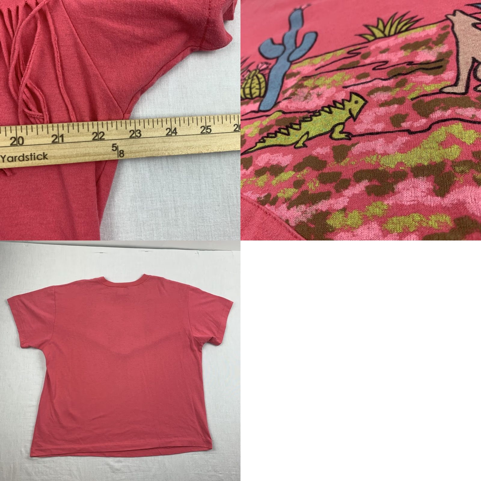 Vintage VINTAGE Style Plus Desert Nature Shirt Womens XL Pink Plus Outdoors 90s Animals Mens? Womens Size XL / US 12-14 / IT 48-50 - 8 Thumbnail