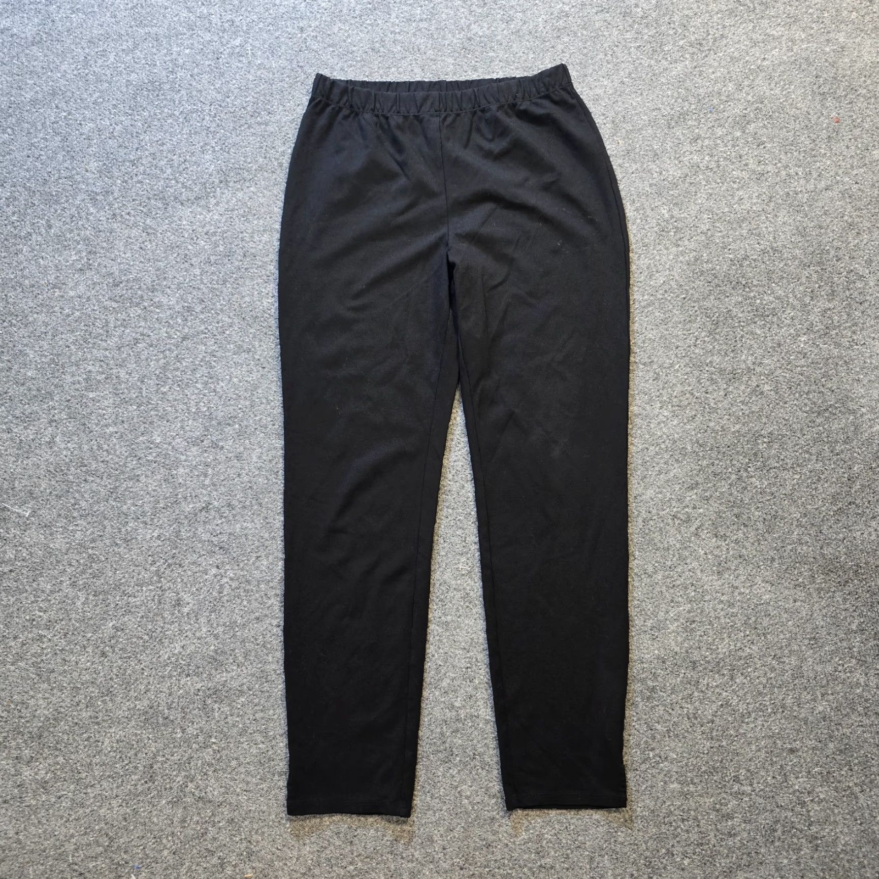 Vintage Garnet Hill Pants Women Size S Black Skinny Leggings Pull On Stretch Capsule Size 28" / US 6 / IT 42 - 2 Thumbnail