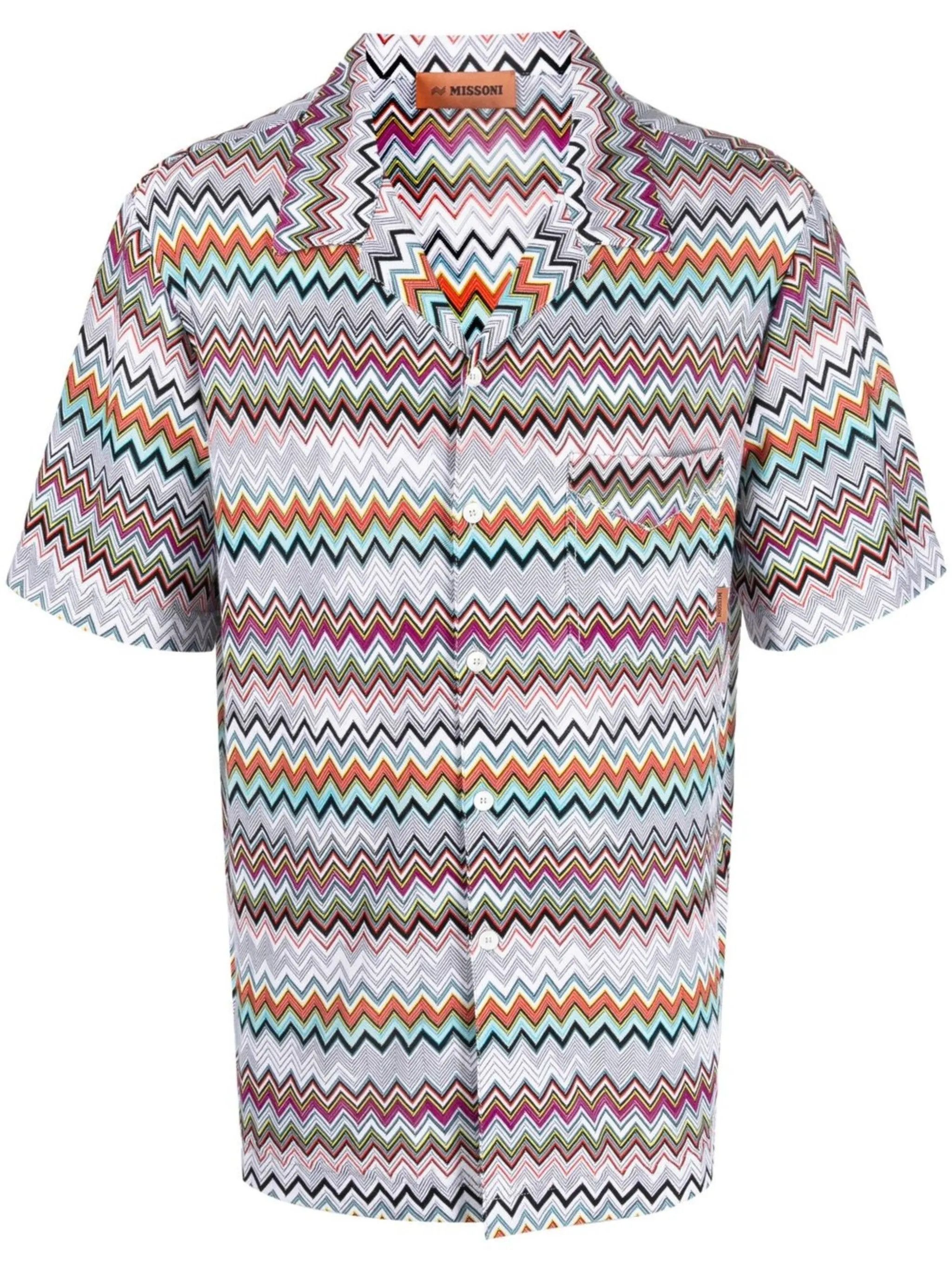 Missoni o1y0225 Patterned Shirt in Multicolor Size US M / EU 48-50 / 2 - 1 Thumbnail