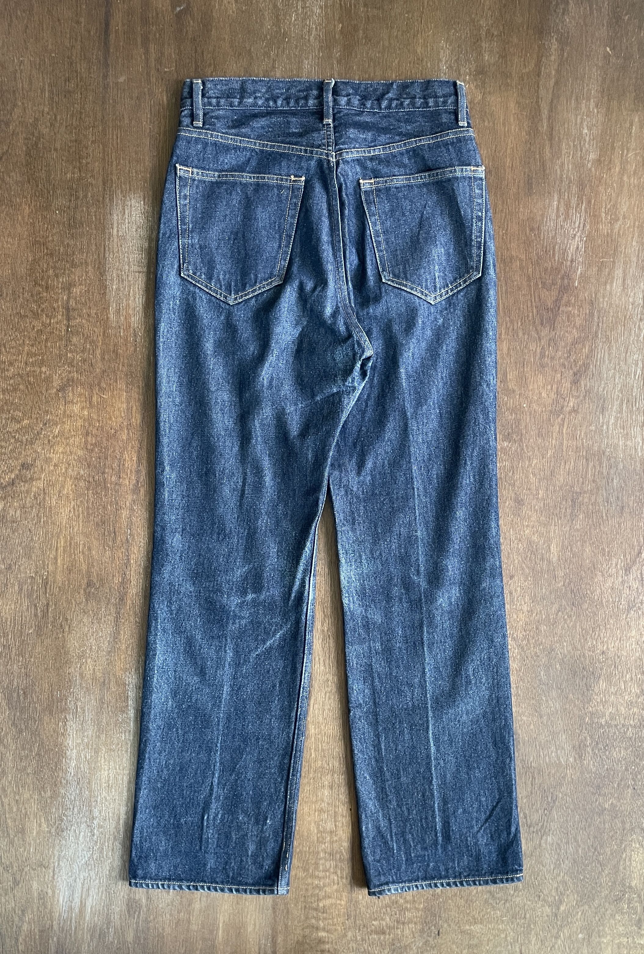 Auralee AURALEE Straight Leg Raw Denim Size US 27 - 6 Thumbnail