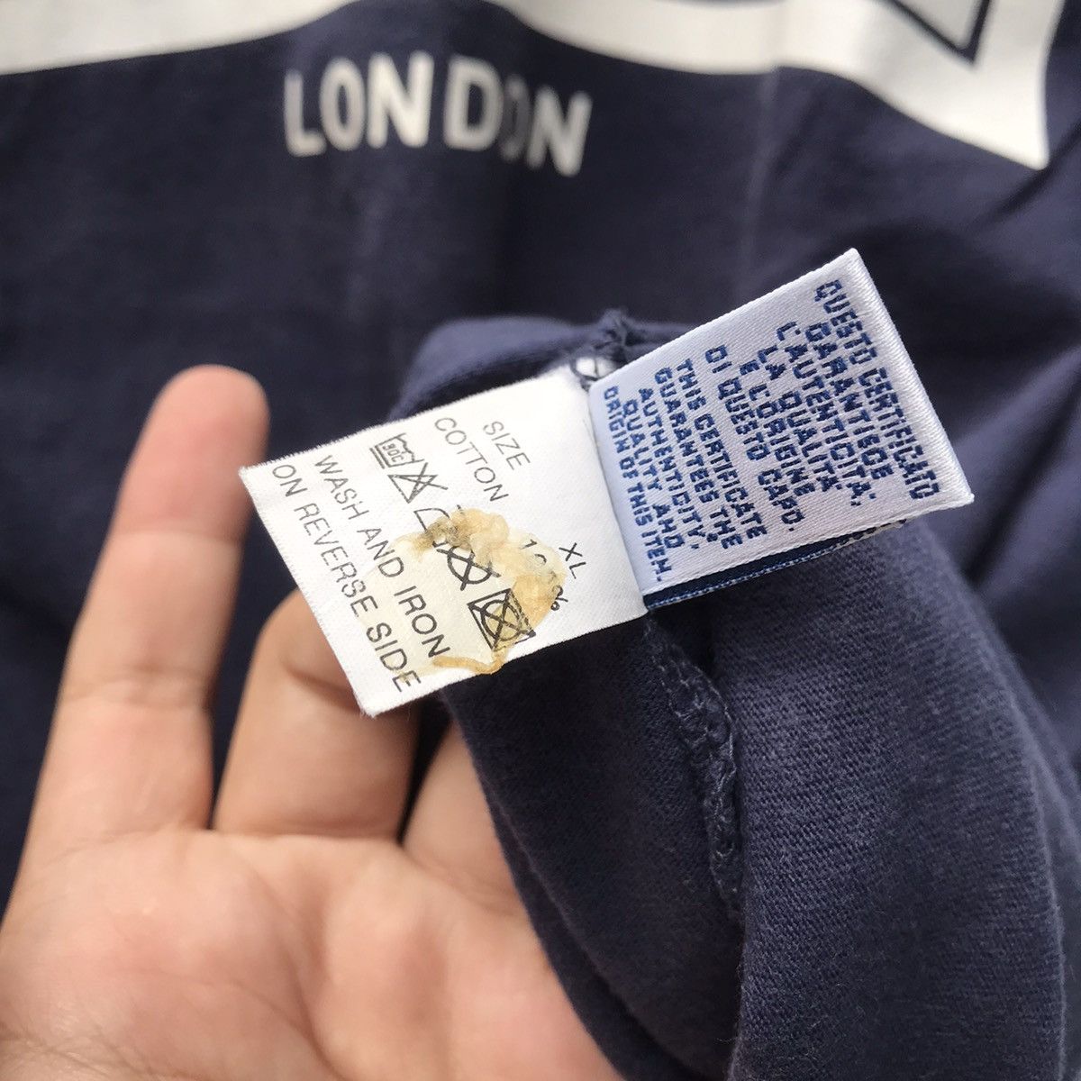 Lonsdale × Other UK × Vintage Lonsdale london Ringer tee tshirt colour navy blue size L Size US M / EU 48-50 / 2 - 9 Thumbnail