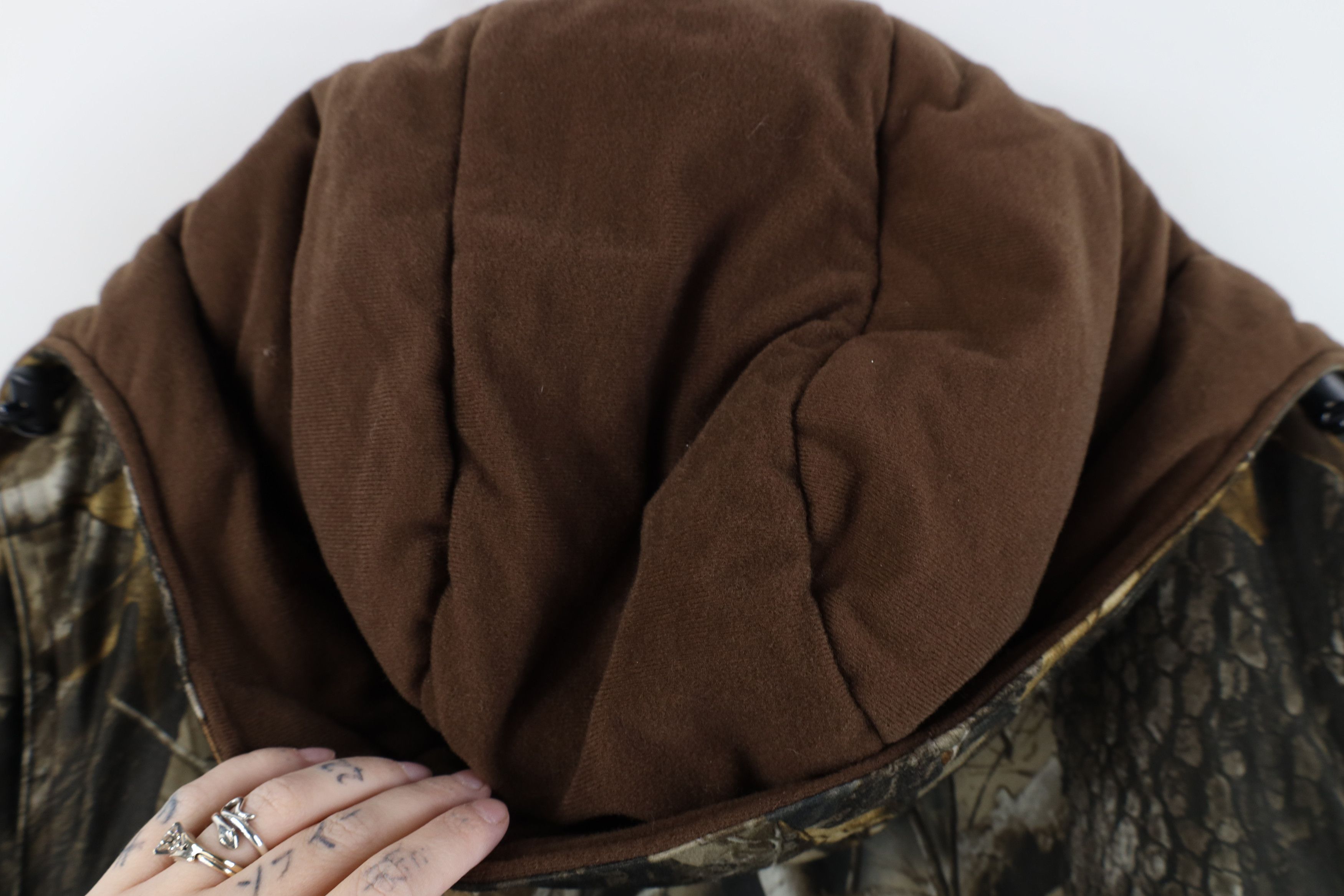 Vintage Vintage Streetwear Cloth Realtree Camouflage Hooded Jacket Size US XXL / EU 58 / 5 - 11 Thumbnail
