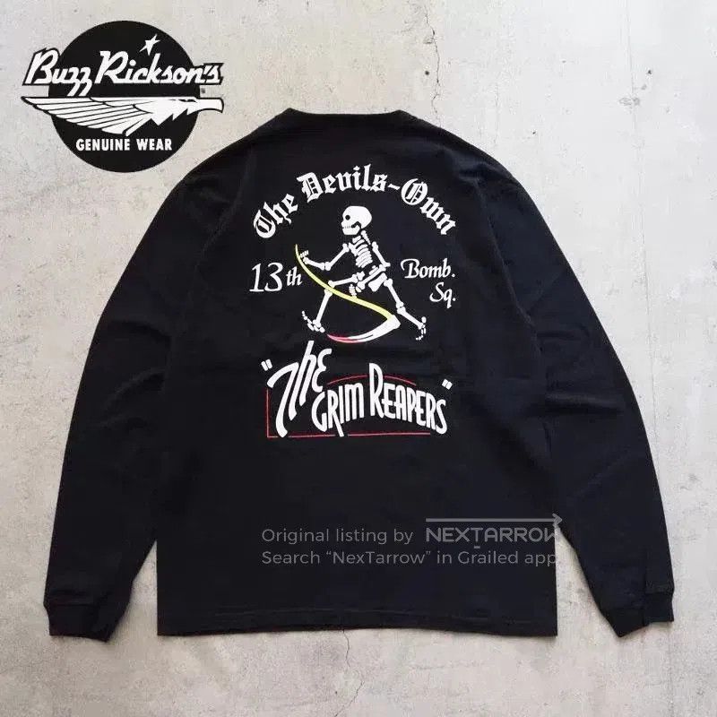Buzz Rickson's Buzz Rickson's Military Bomber Print Cotton T. Size US M / EU 48-50 / 2 - 1 Thumbnail