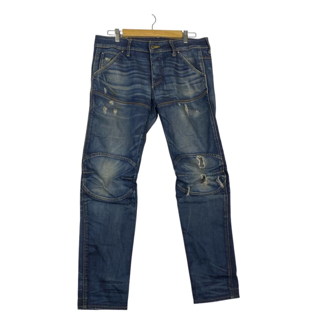 Designer × Vintage Vintage Distressed Denim G Star Raw Japanese Brand Rare Size US 34 / EU 50 - 3 Thumbnail