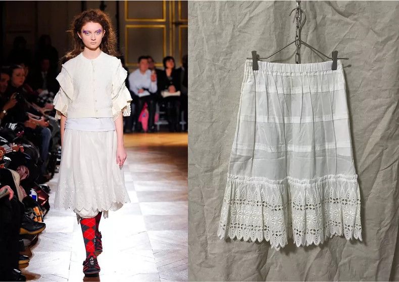 Comme des Garcons Comme Des Garcons size XS Antique Lace European Retro Tea Size 24" / US 00 / IT 34 - 1 Thumbnail