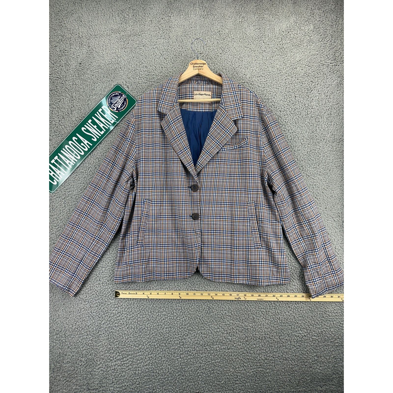 Free People Free People Cali Plaid Blazer Jacket Womens Extra Large XL Size XL / US 12-14 / IT 48-50 - 1 Thumbnail
