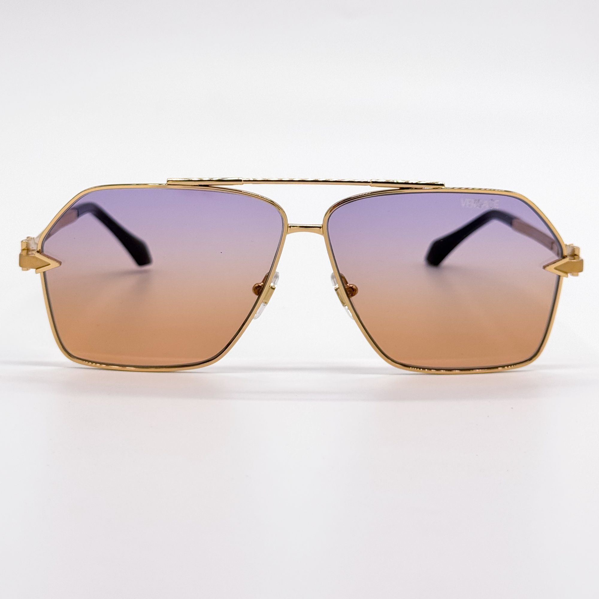 Versace NEW VE2284 1002/EL GOLD PINK UNISEX AVIATOR SUNGLASSES VE228 Size ONE SIZE - 2 Thumbnail