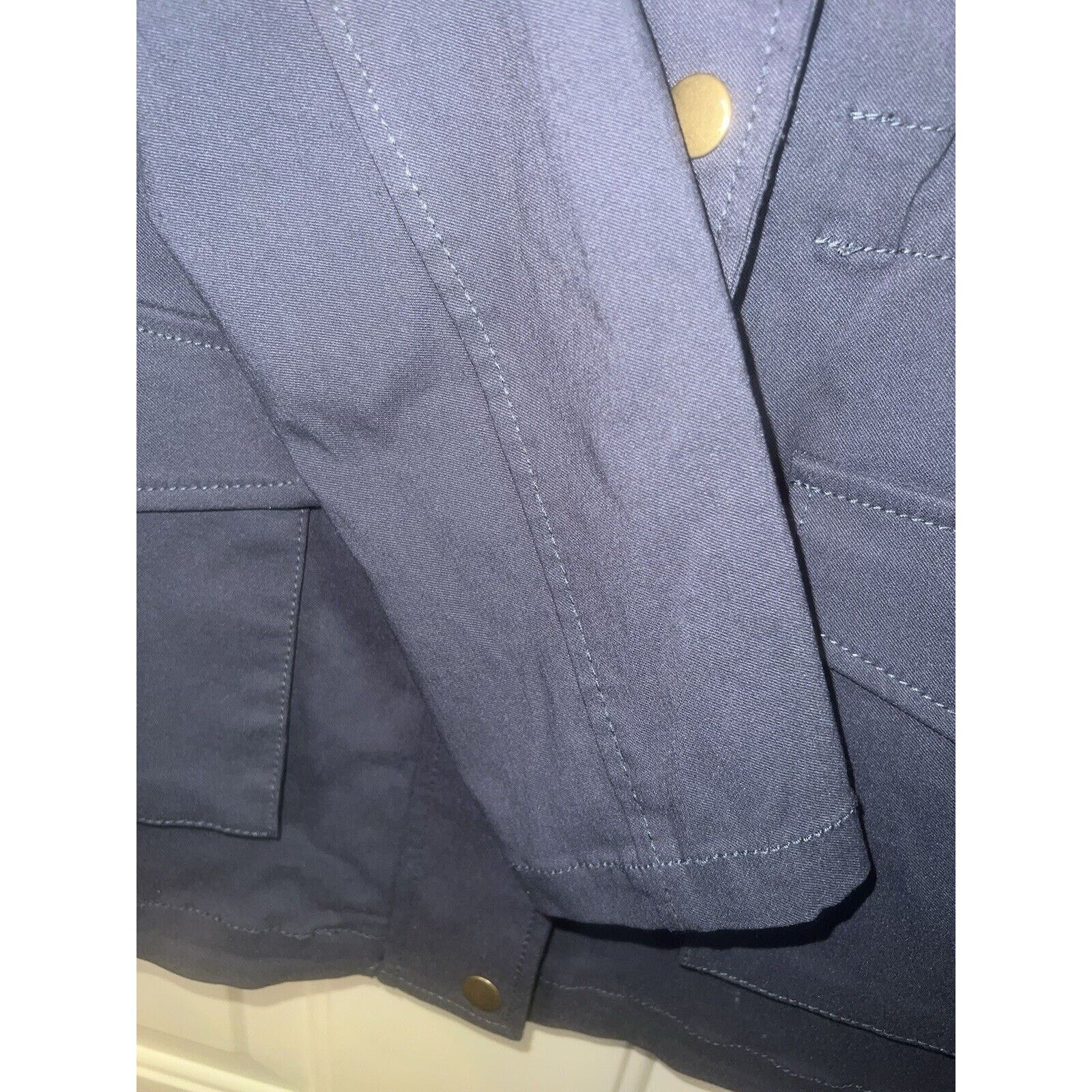 & Other Stories Eden Society Women’s Cargo Jacket Holly Hood Navy Blue Small Size S / US 4 / IT 40 - 7 Thumbnail