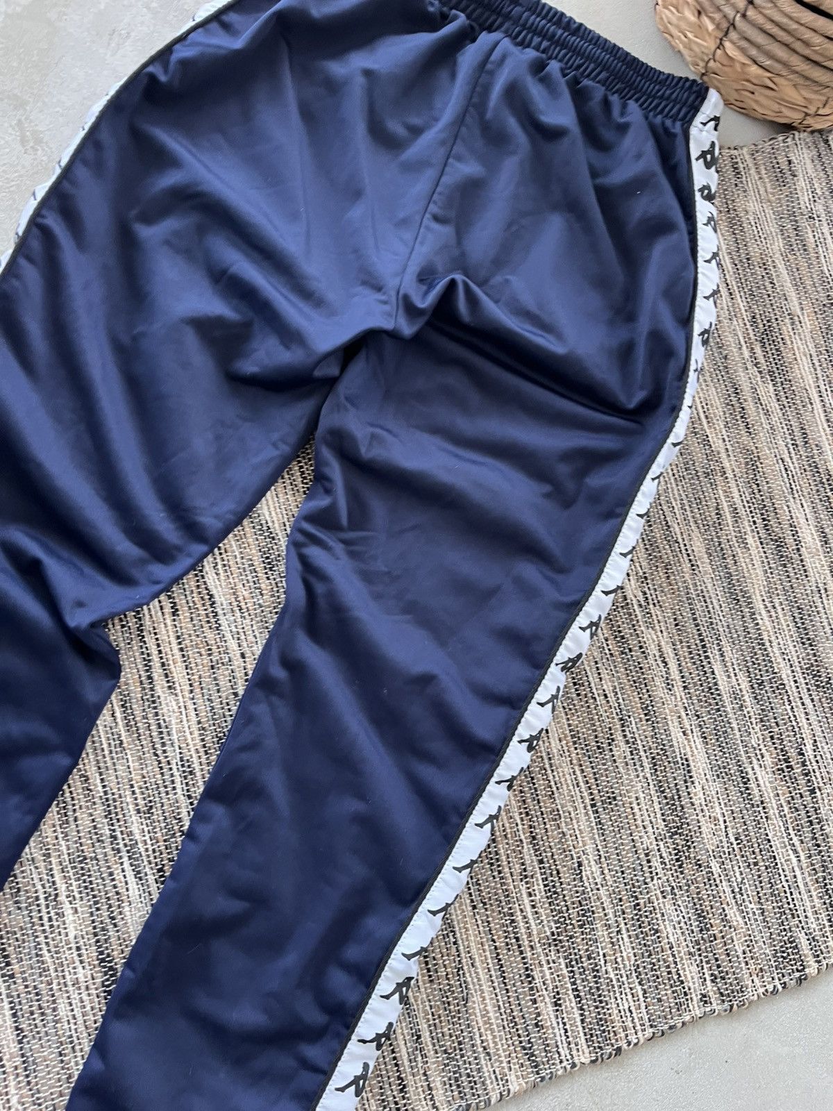 Kappa Vintage Kappa Navy Side Stripes Sportswear Sweatpants Y2K Size US 32 / EU 48 - 11 Thumbnail