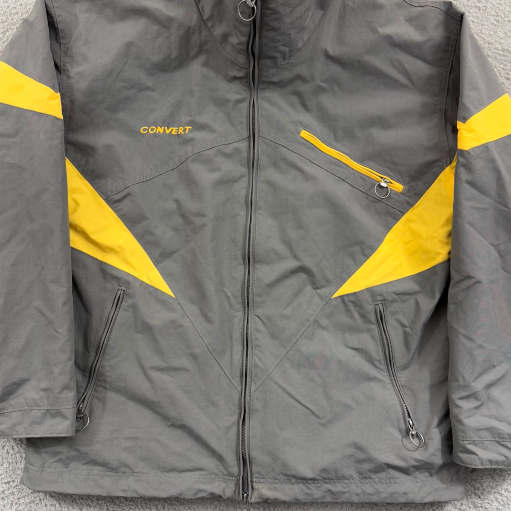 Vintage VINTAGE Columbia Jacket Mens Large Gray Convert Ski Snow Parka Lined Zip Outdoor Size US L / EU 52-54 / 3 - 2 Thumbnail