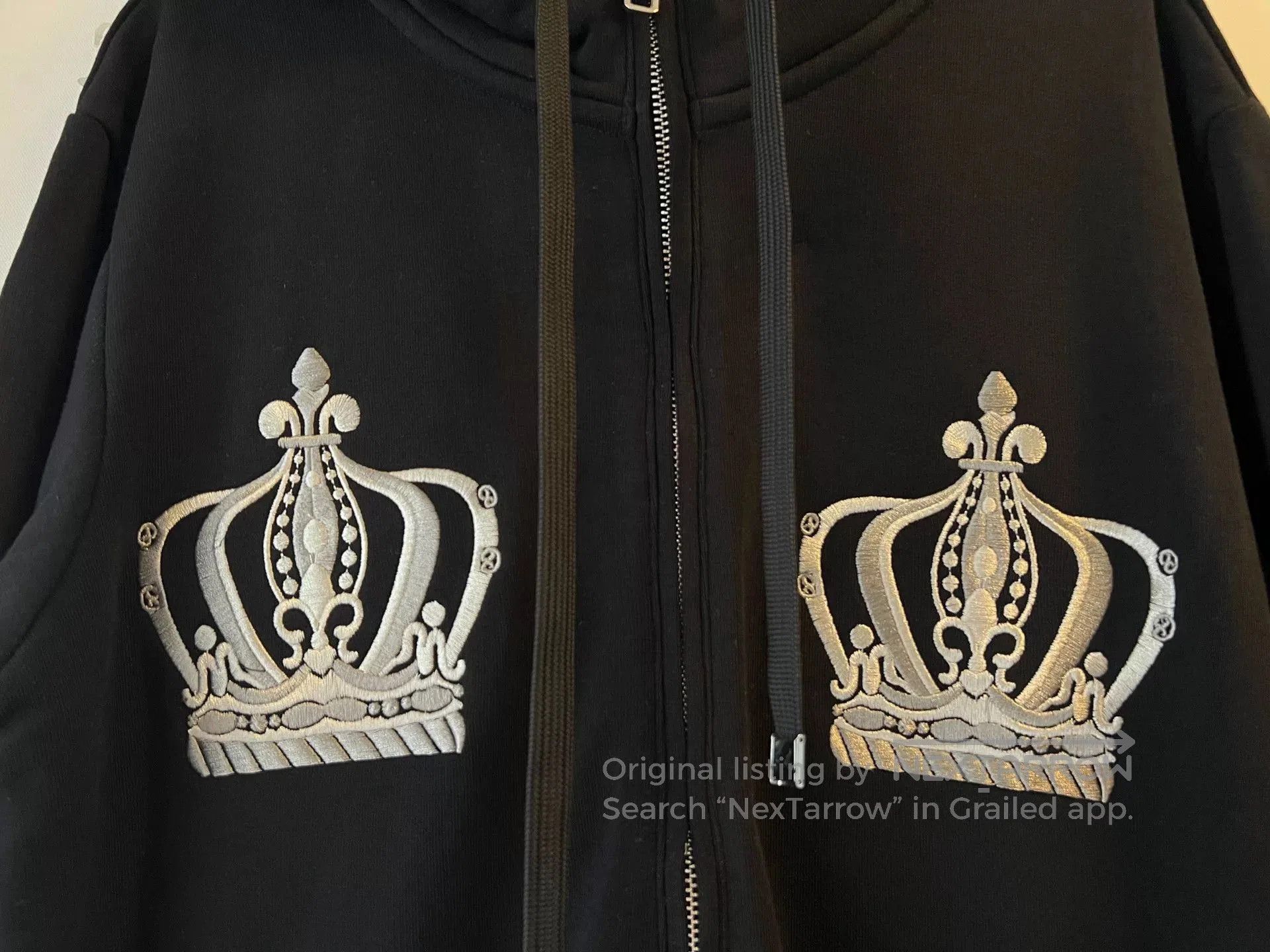 Dolce & Gabbana Dolce&Gabbana Black Crown Hoodie Jacket. Size US L / EU 52-54 / 3 - 5 Thumbnail