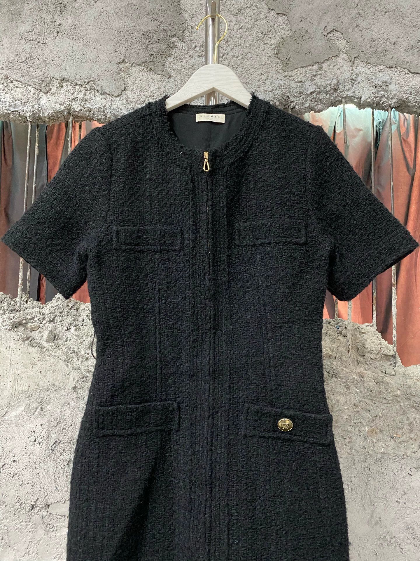 Sandro Sandro dress size 36 99 new missing button Size XS / US 0-2 / IT 36-38 - 3 Thumbnail