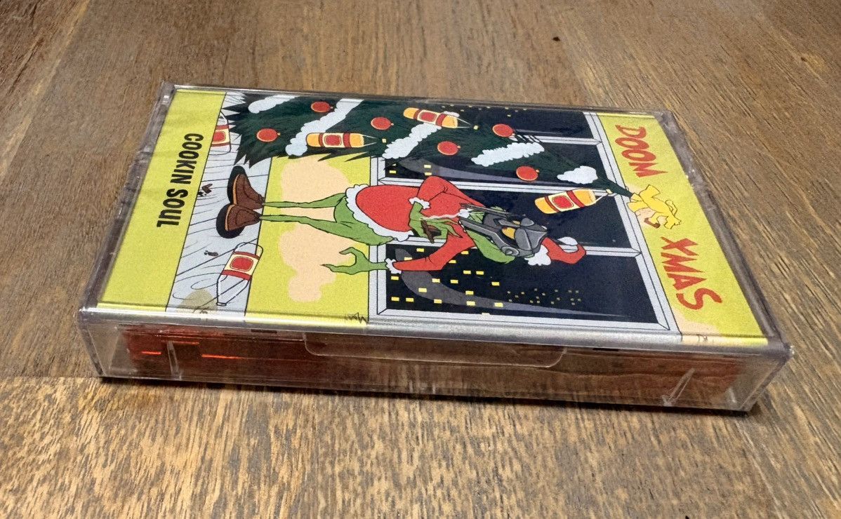 Other Cookin Soul – DOOM XMAS Cassette Tape Red NEW And Sealed Size ONE SIZE - 5 Thumbnail