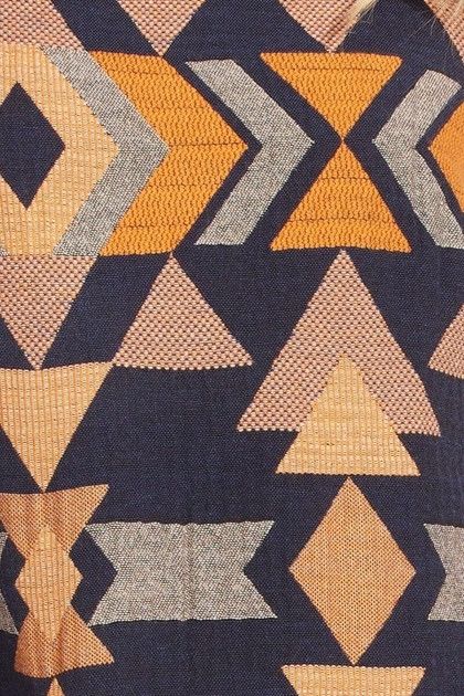 Eva Franco Eva Franco Polygon Twiggy Jacquard Mini Shift Dress Size S / US 4 / IT 40 - 4 Thumbnail