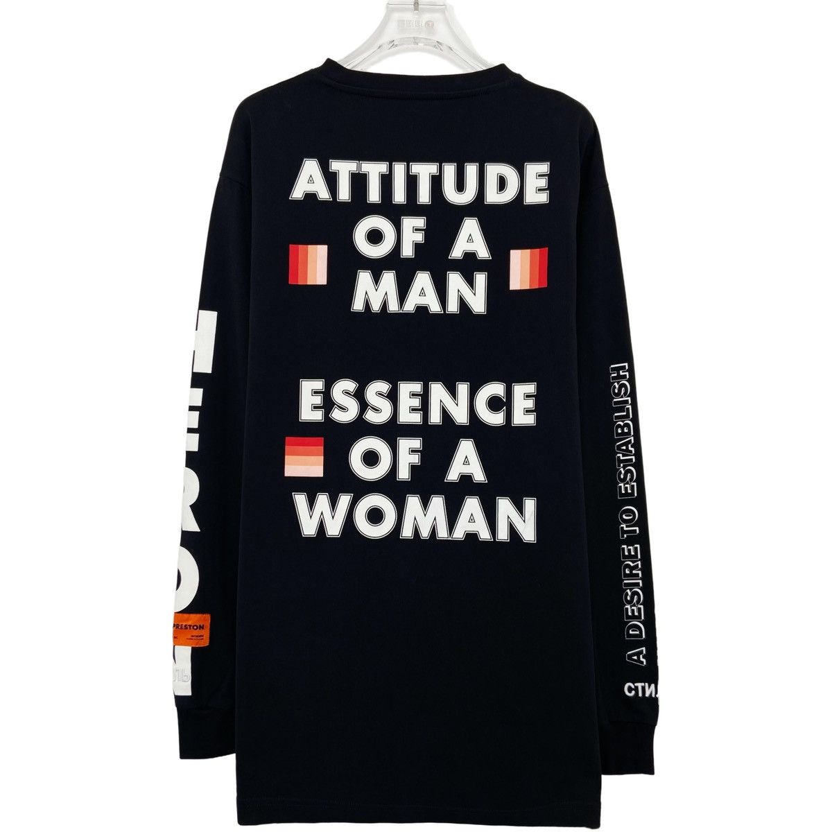 Heron Preston Heron Crane Ghost Fire Skull Black Long Sleeve K26WX Size US S / EU 44-46 / 1 - 2 Thumbnail