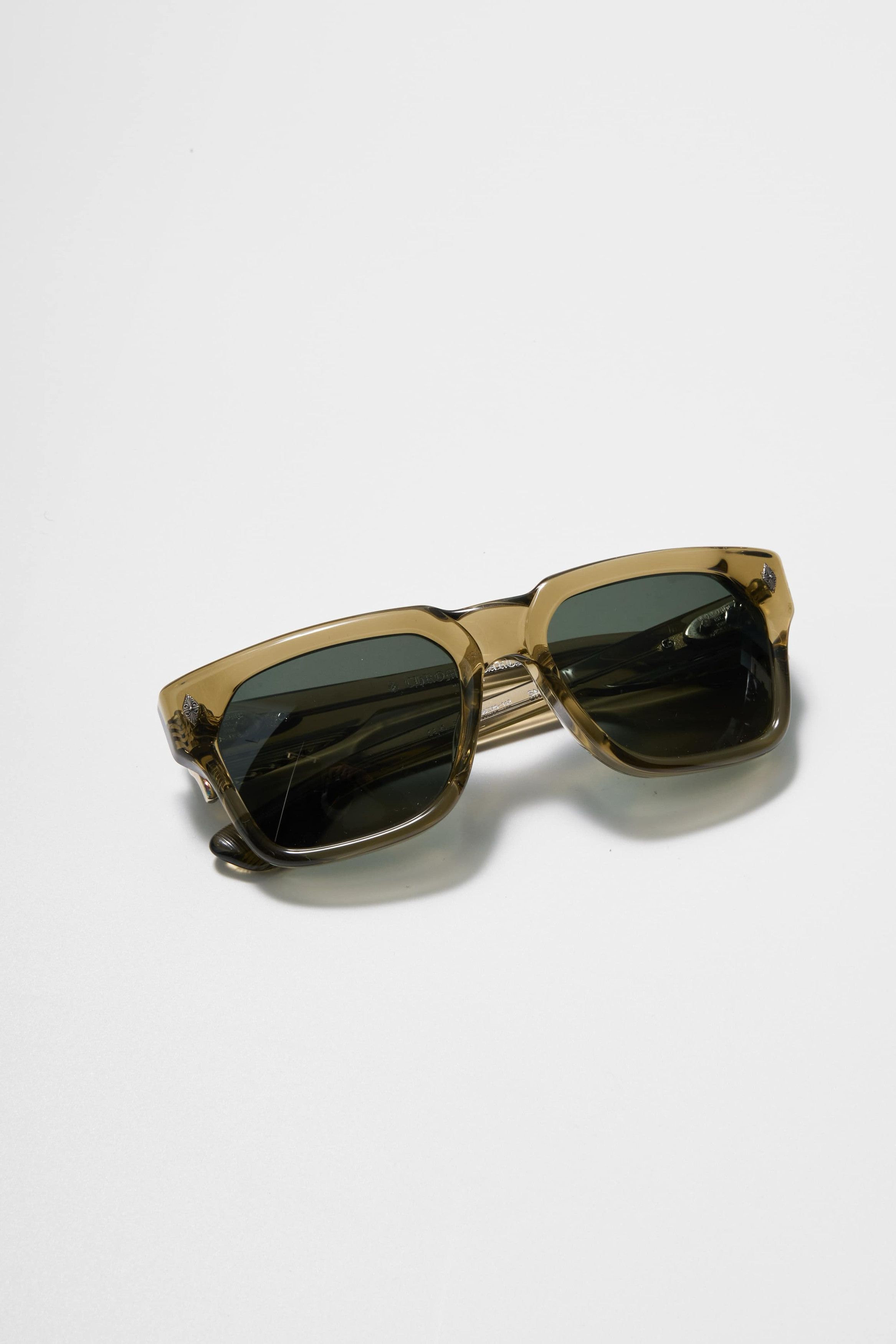 Chrome Hearts Chrome Hearts Square Sunglasses Men's Green Size ONE SIZE - 6 Thumbnail