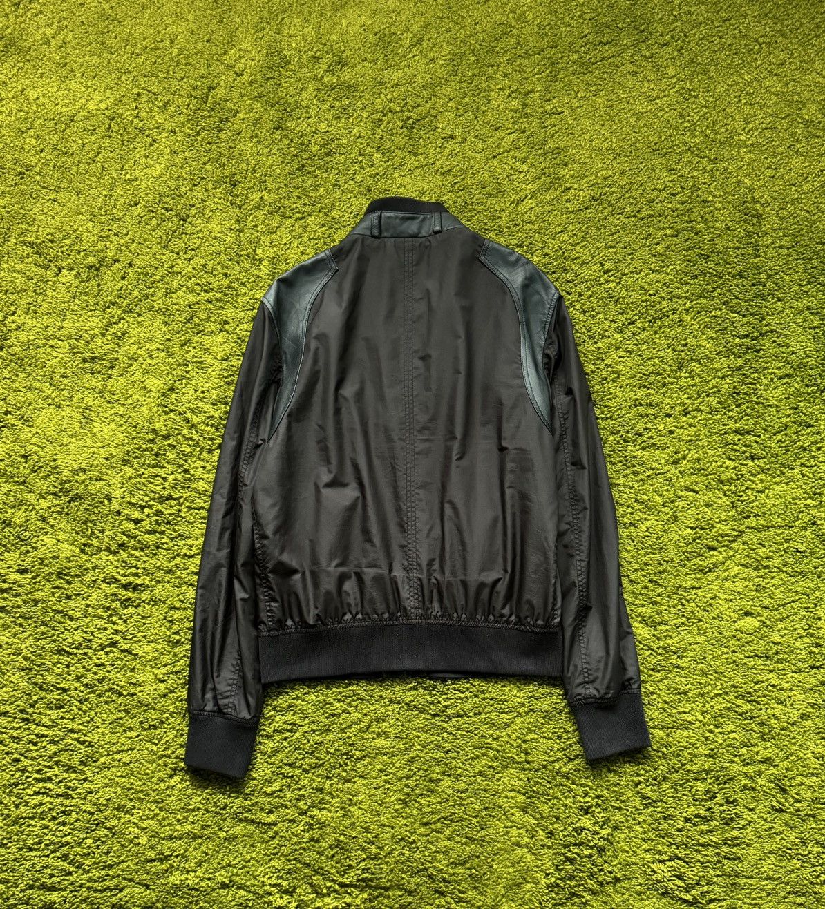 Designer × Dolce & Gabbana Dolce & Gabbana D&G 2000s vintage Y2K nylon + leather jacket Size US L / EU 52-54 / 3 - 3 Thumbnail