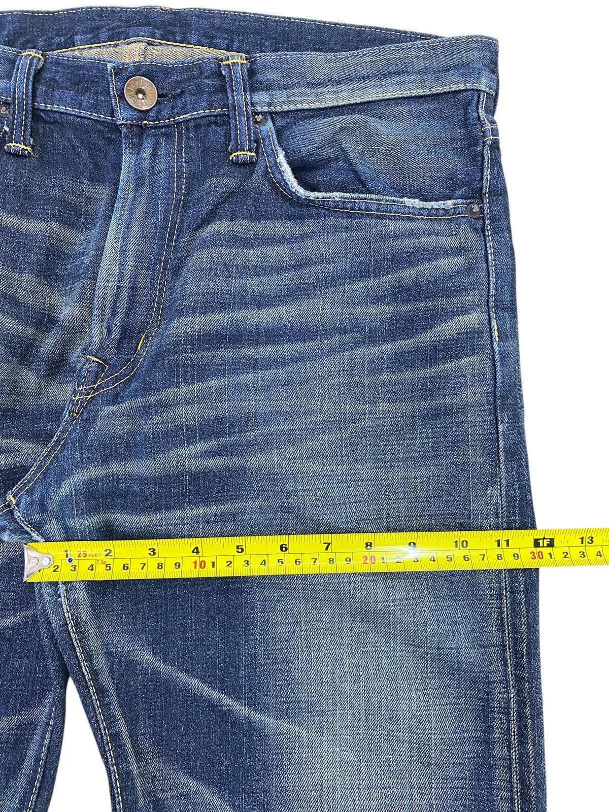 Edwin Edwin X Selvage Faded Blue Wash Straight Cut Style Jeans Size US 35 - 8 Thumbnail