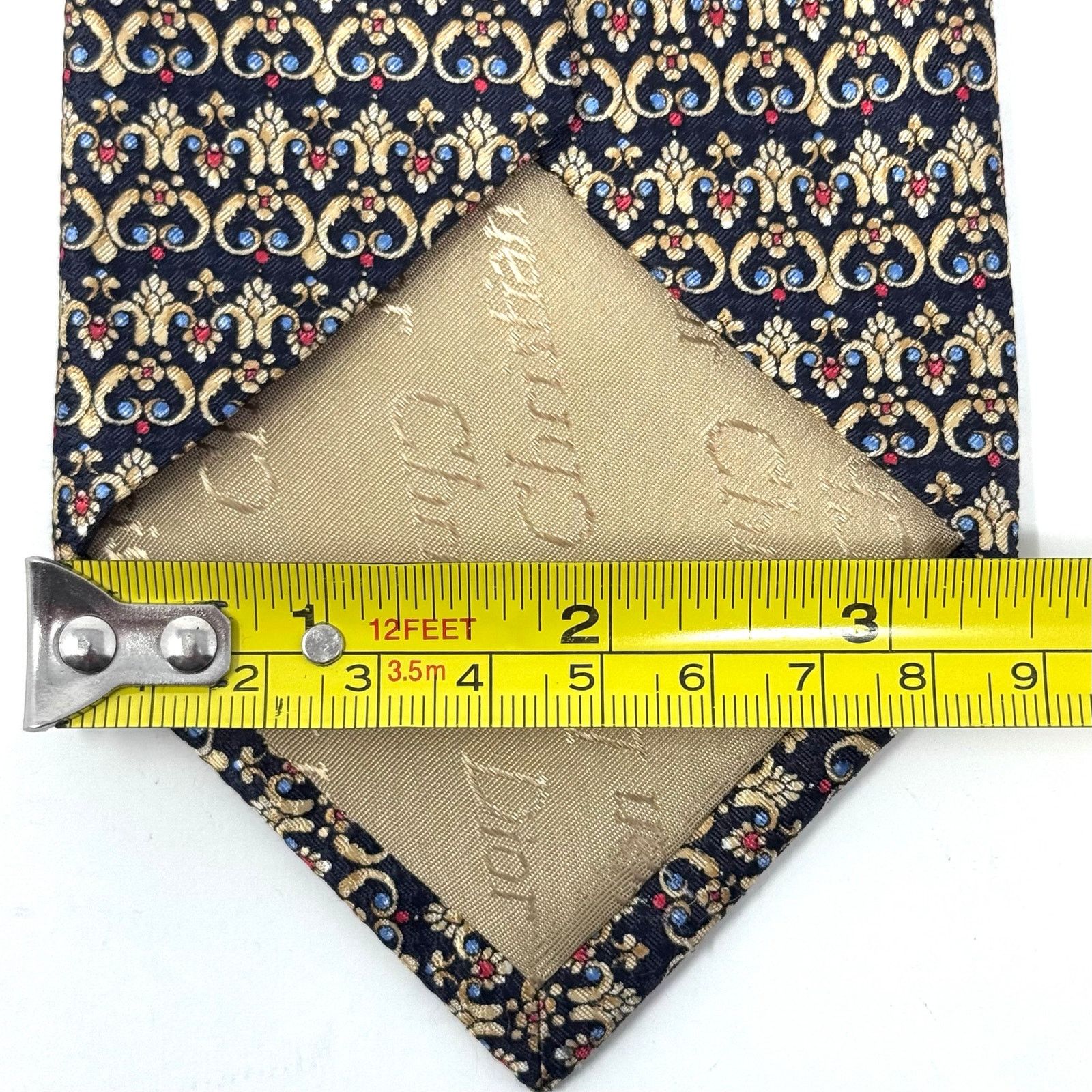 Christian Dior Monsieur Christian Dior Abstract Pattern Tie Size ONE SIZE - 8 Thumbnail