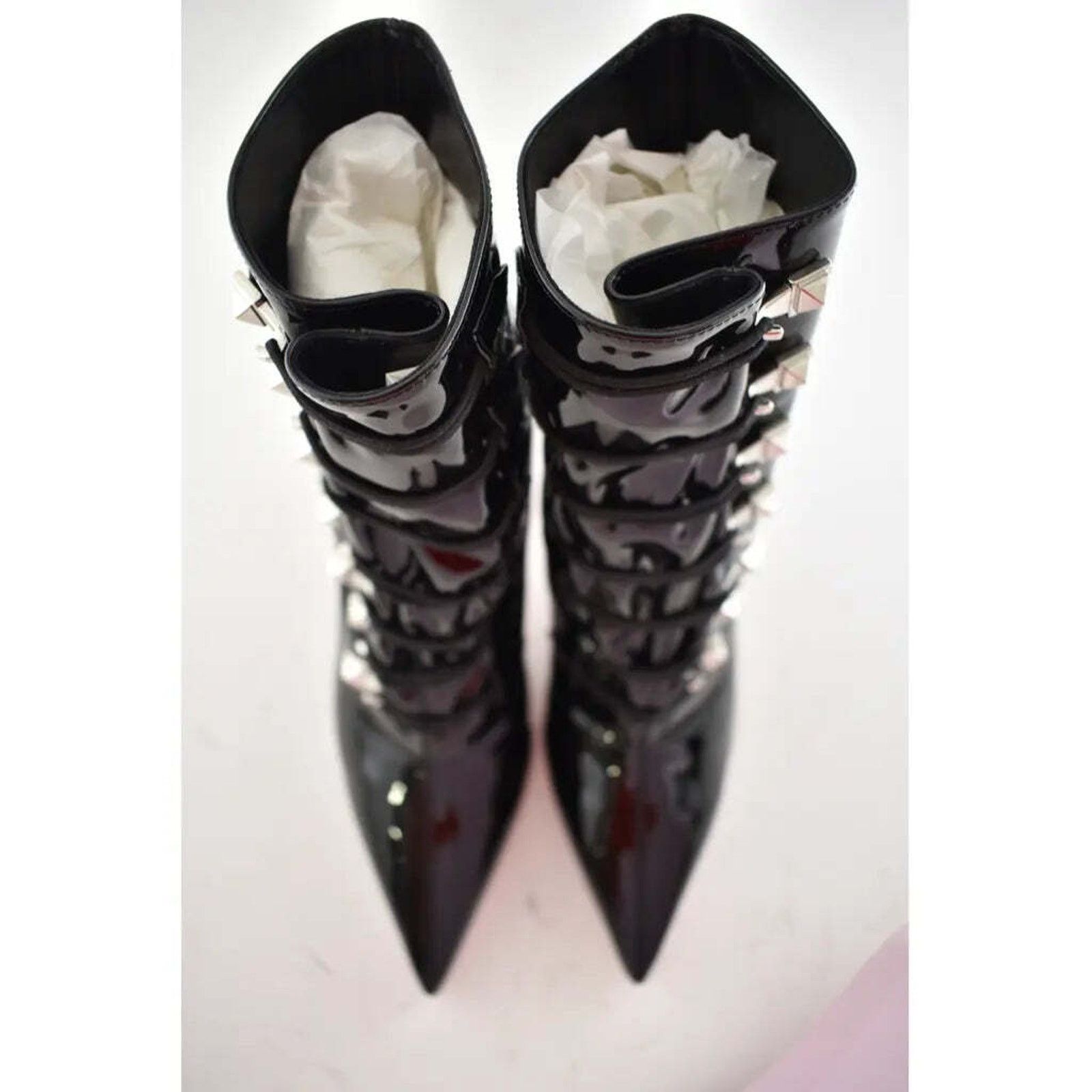 Christian Louboutin Christian Louboutin Frenchissima 2020 85 Patent Black Short Size US 6 / IT 36 - 6 Thumbnail