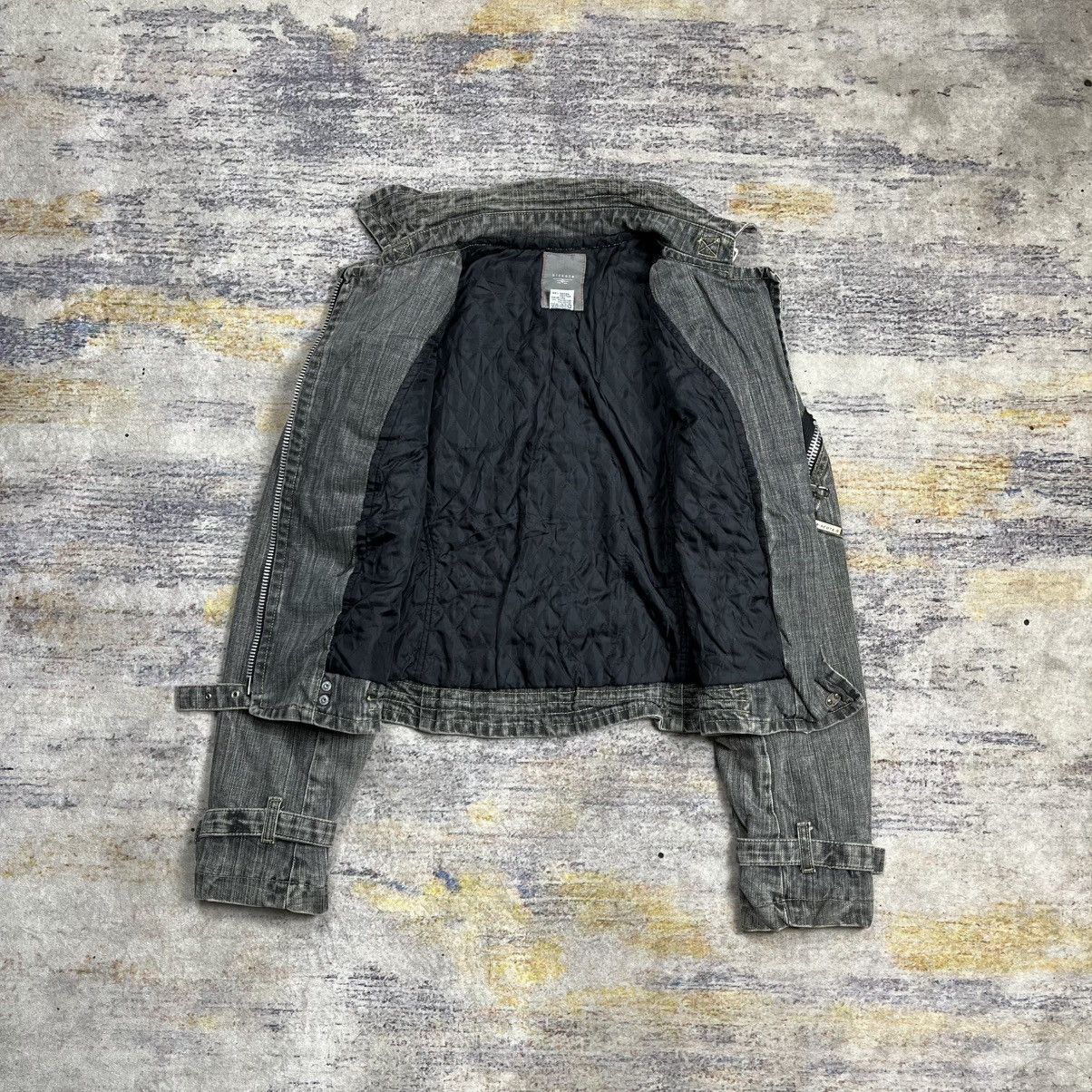 Japanese Brand × Le Grande Bleu (L.G.B.) × Tornado Mart Biscote cropped bondage biker denim jacket Size M / US 6-8 / IT 42-44 - 9 Thumbnail