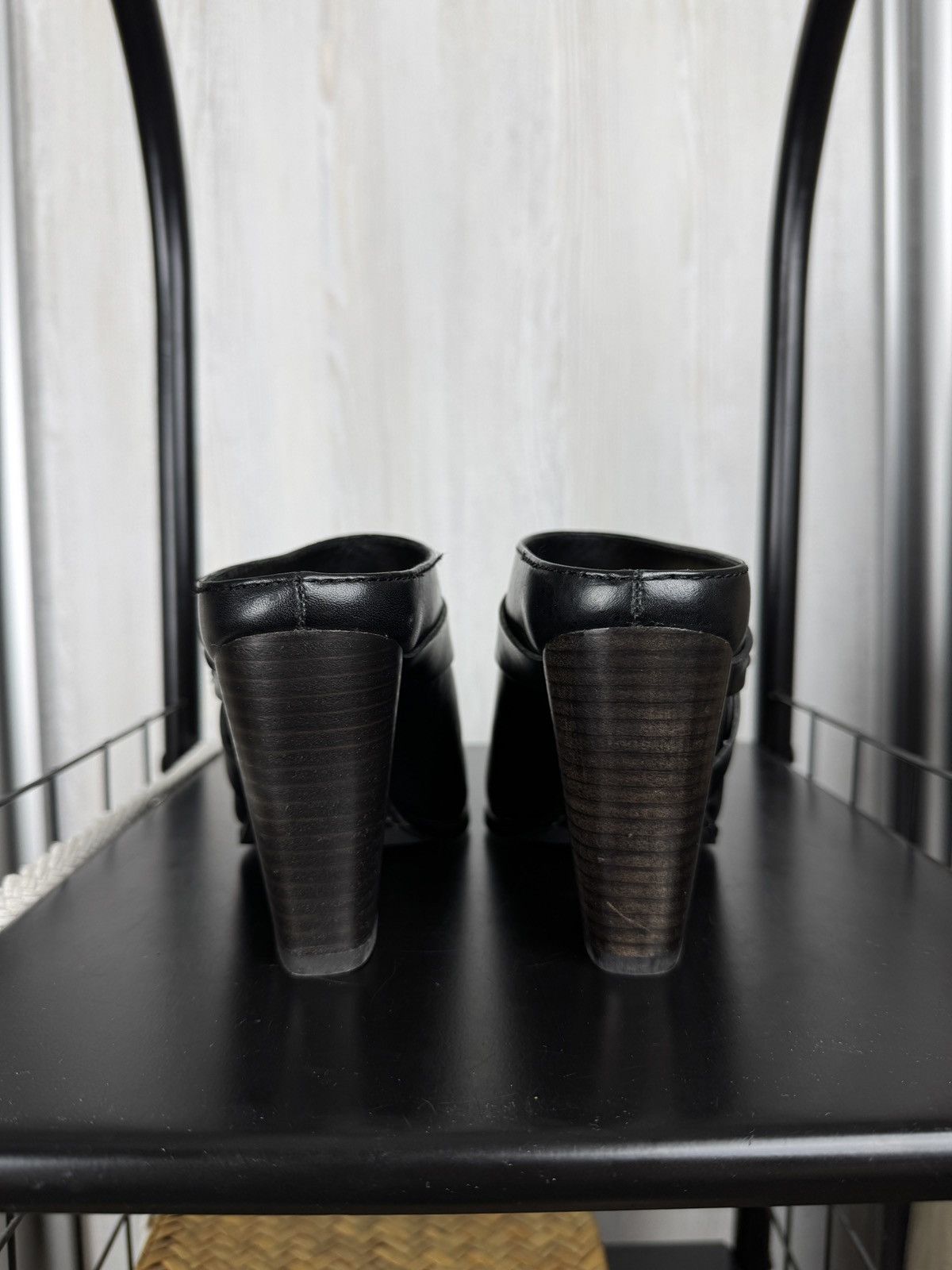 Frye Frye Laurie HarnessBlack leather Mules boots size 6 w box Size US 6 / IT 36 - 14 Thumbnail