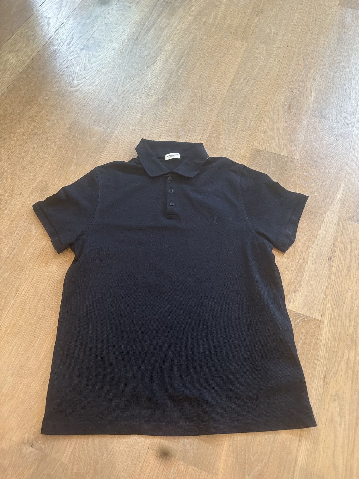 Yves Saint Laurent Saint Laurent Short Sleeve Polo Shirt Size US M / EU 48-50 / 2 - 1 Thumbnail