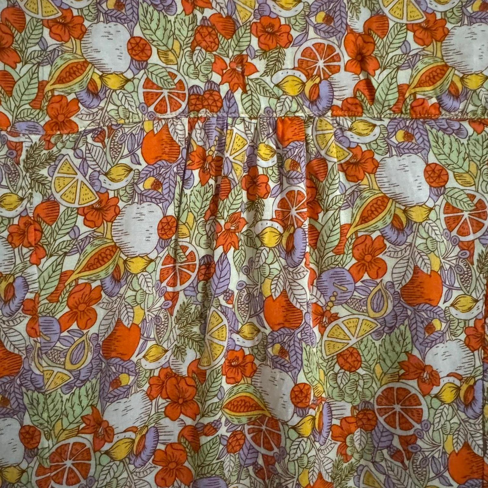 Anthropologie Maeve Anthropology Romantic Citrus Tie-Front Liberty Print Size XS / US 0-2 / IT 36-38 - 4 Thumbnail