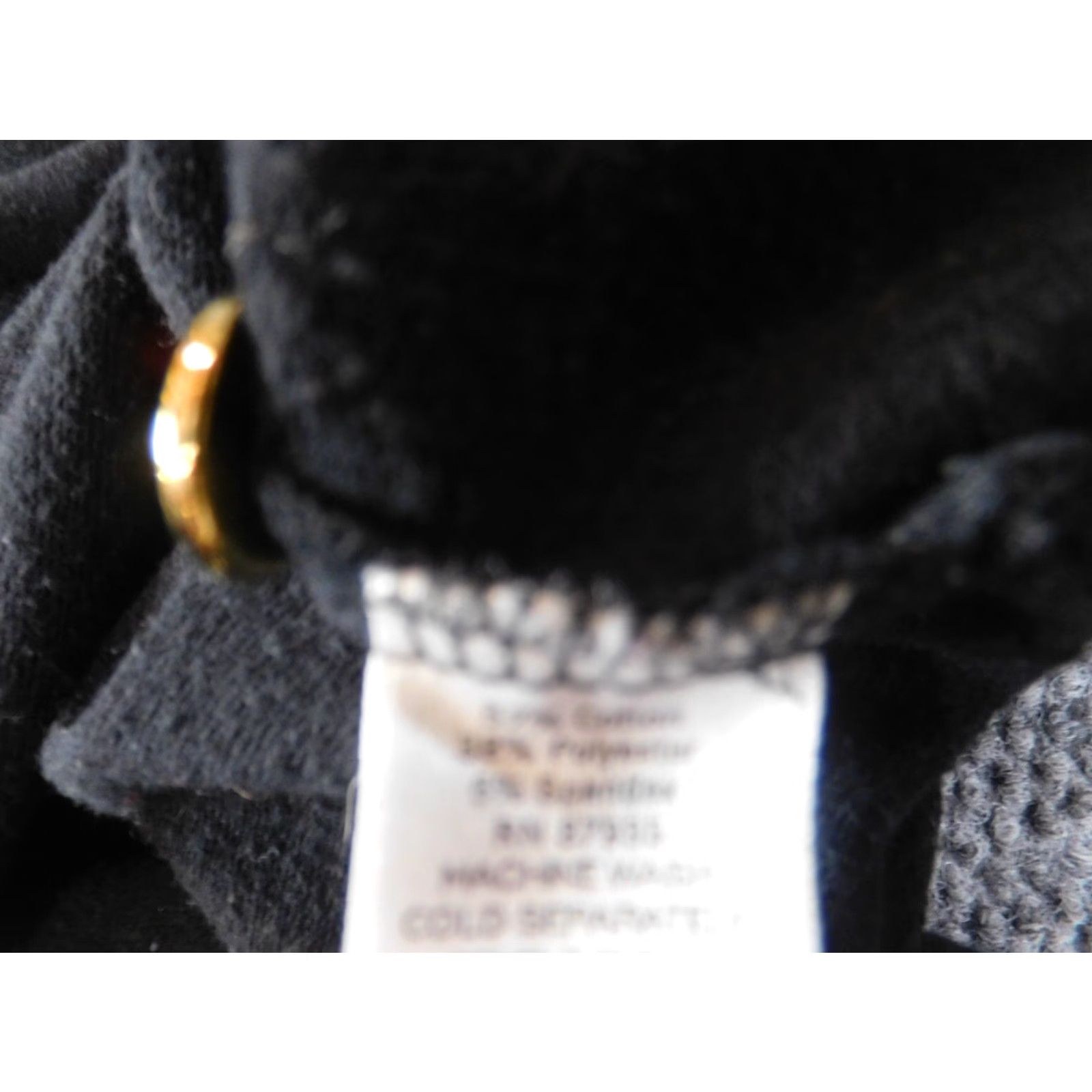 Vintage Susan Graver Sweater Large black stretch womens pullover classic cotton Shirt Size L / US 10 / IT 46 - 6 Thumbnail