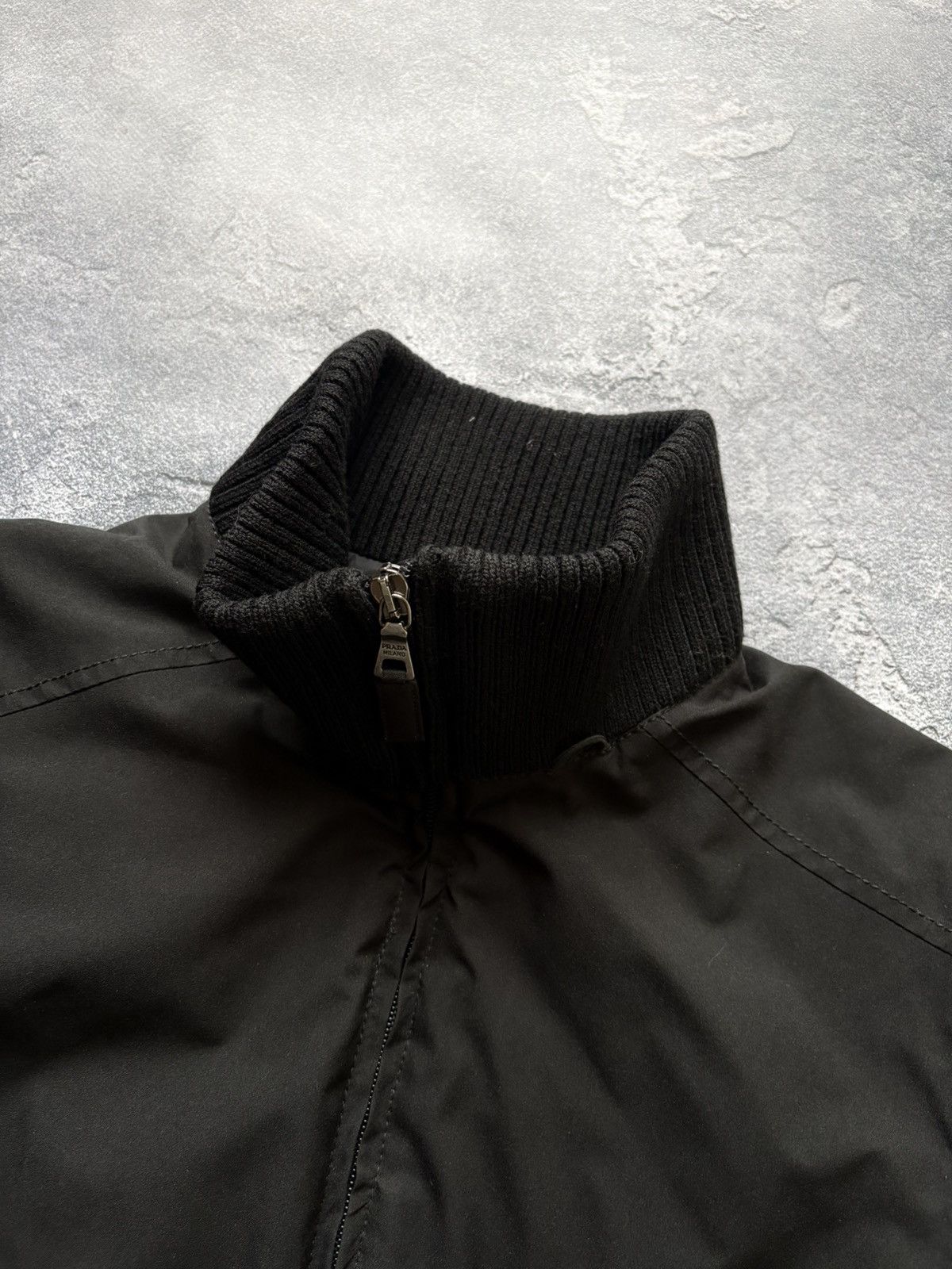 Prada Vintage Prada Red Tab Luxury Women’s Black Parka Size 44 Size M / US 6-8 / IT 42-44 - 6 Thumbnail