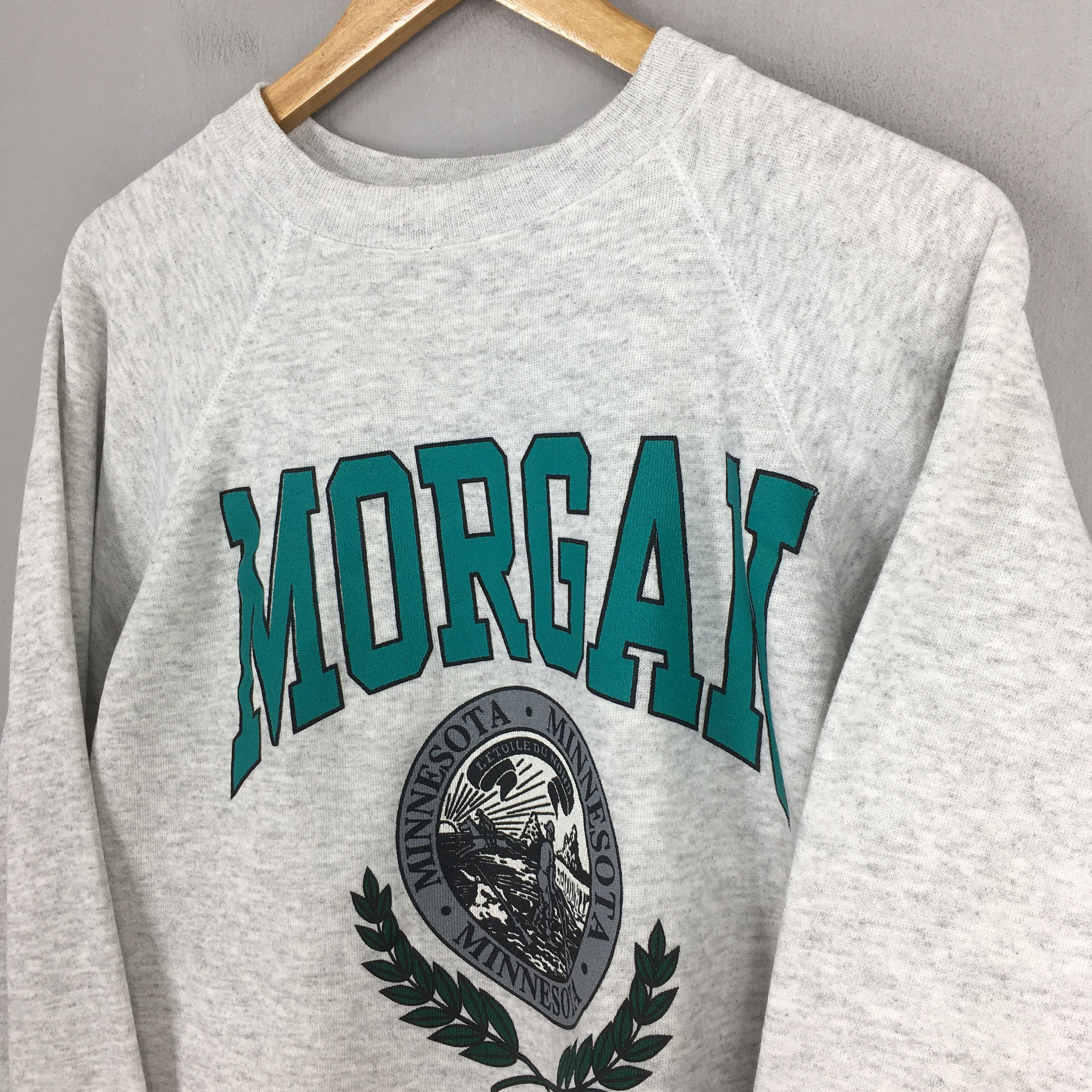 Other Vintage Morgan City Minnesota State Gray Sweatshirt XL Size US XL / EU 56 / 4 - 3 Thumbnail