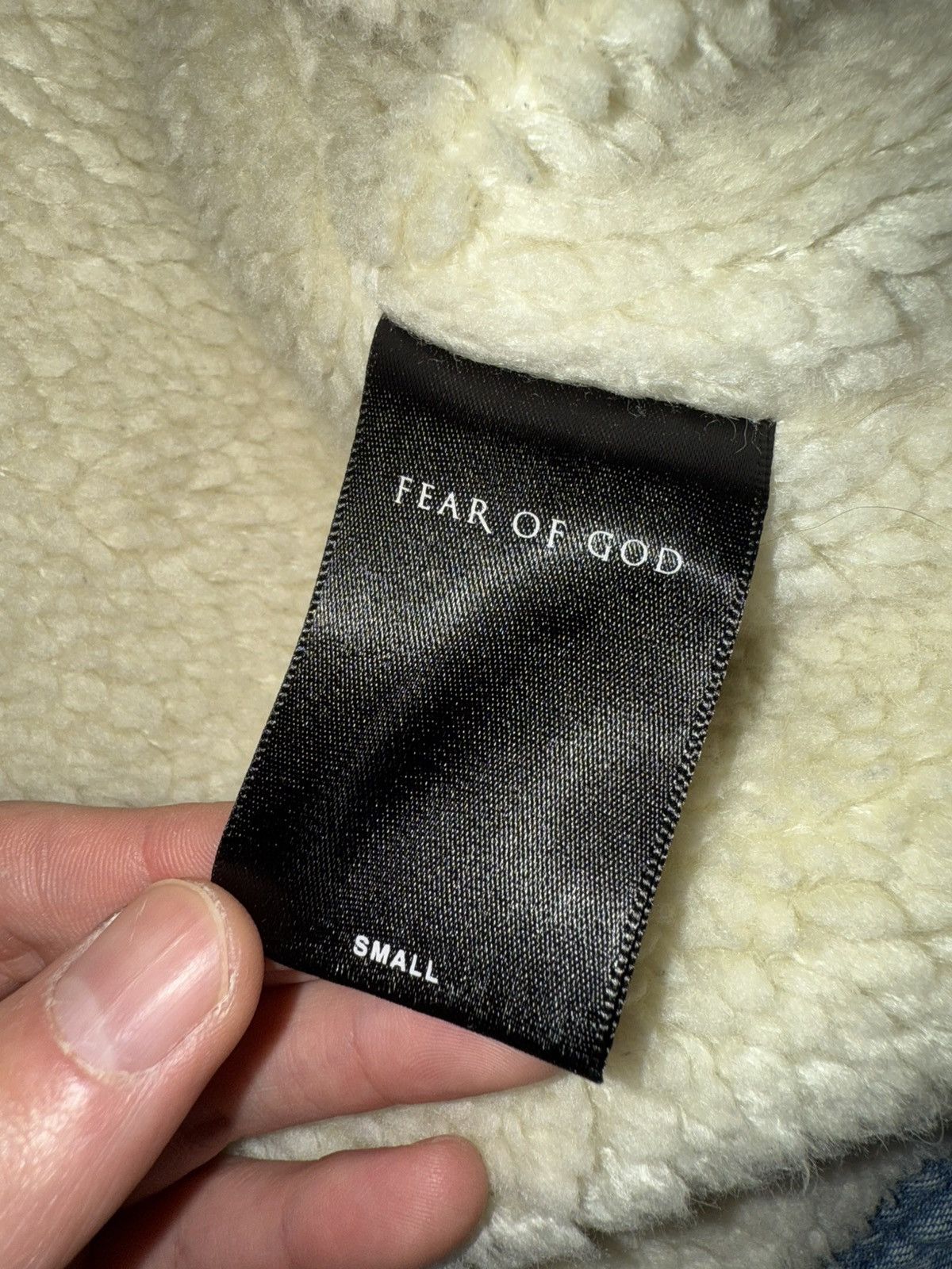 Fear of God Fifth Collection Alpaca Denim Trucker Jacket