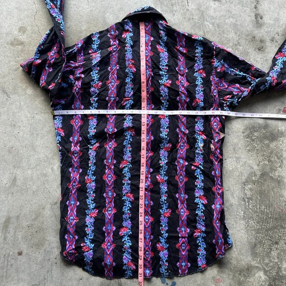 Wrangler Vintage Wrangler Brushpopper Western Floral Button Shirt Size US M / EU 48-50 / 2 - 7 Thumbnail
