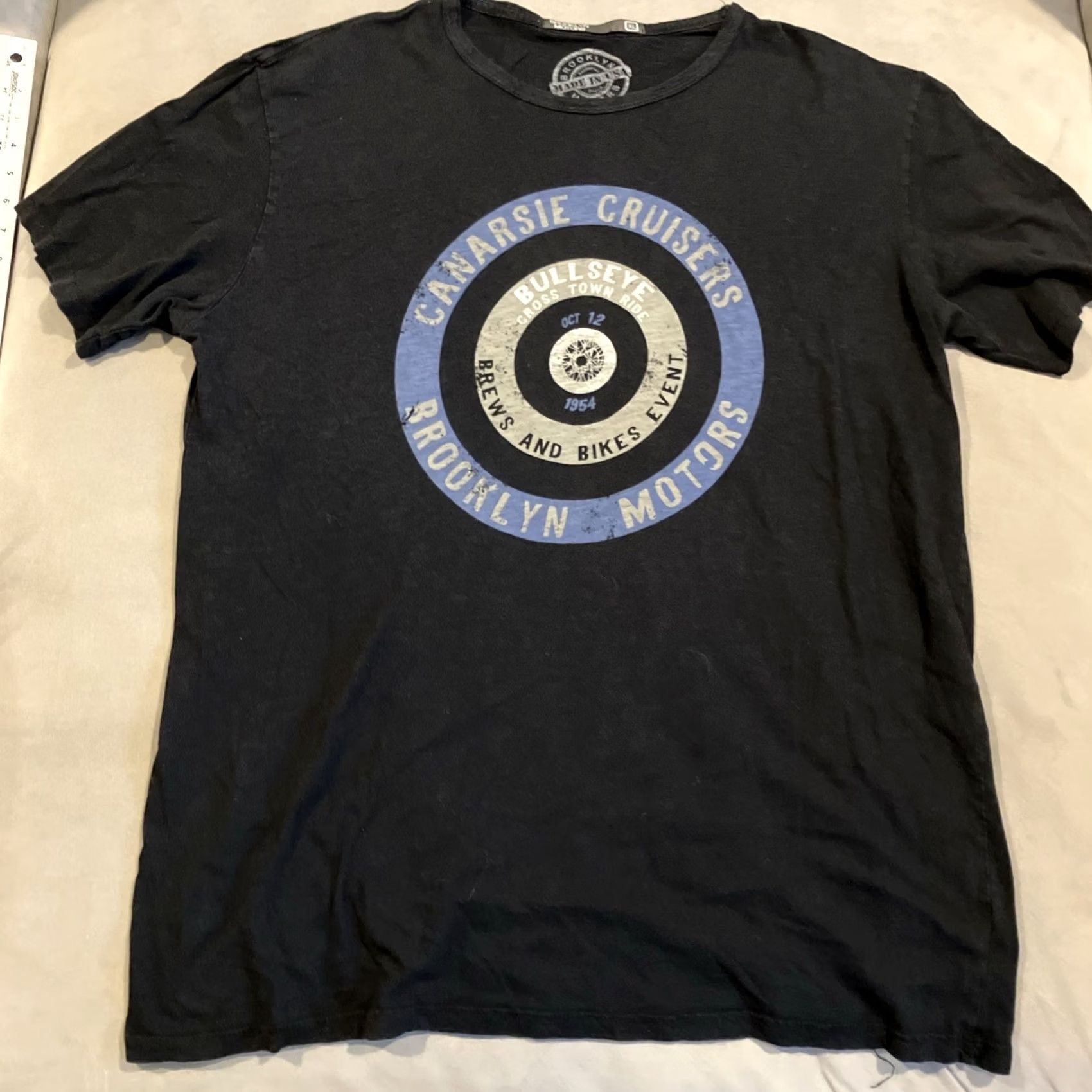Doublet Brooklyn Motors T-Shirt XL Double-Sided 100% Cotton Black Canarsie Cruisers Mens Shirt Size US XL / EU 56 / 4 - 2 Thumbnail