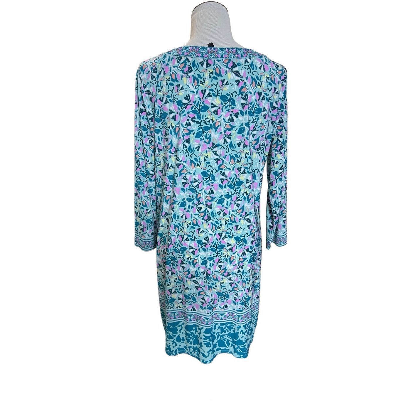 Bcbgmaxazria BCBGMaxAzria aqua dress size L Size L / US 10 / IT 46 - 2 Thumbnail