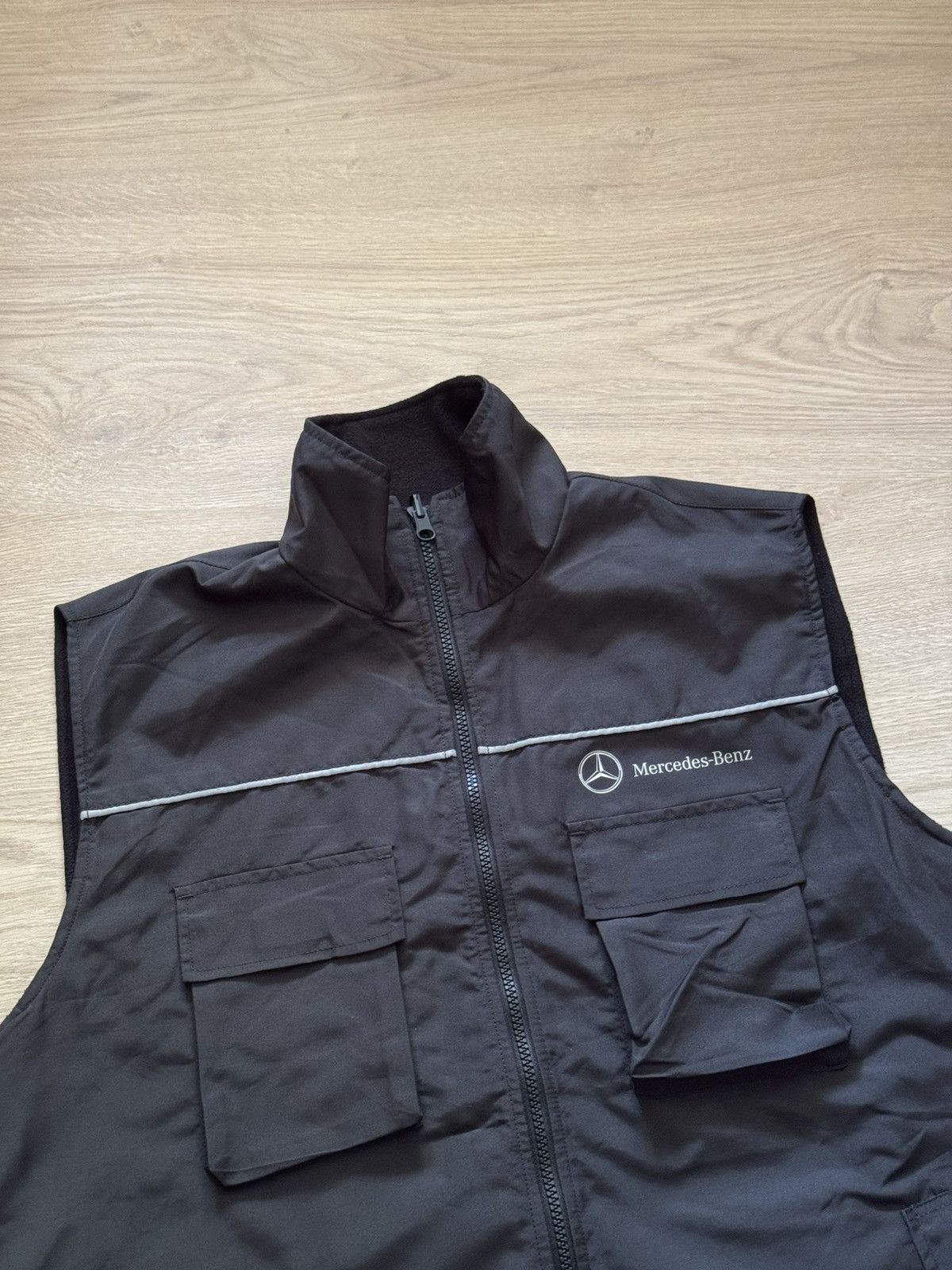 Mercedes-Benz Vintage 00’s Mercedes Benz y2k Formula 1 Racing Moto Vest Size US L / EU 52-54 / 3 - 2 Thumbnail