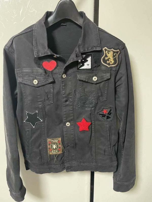 Messagerie MESSAGERIE Patch-Embellished Denim Jacket Size M / US 6-8 / IT 42-44 - 1 Thumbnail