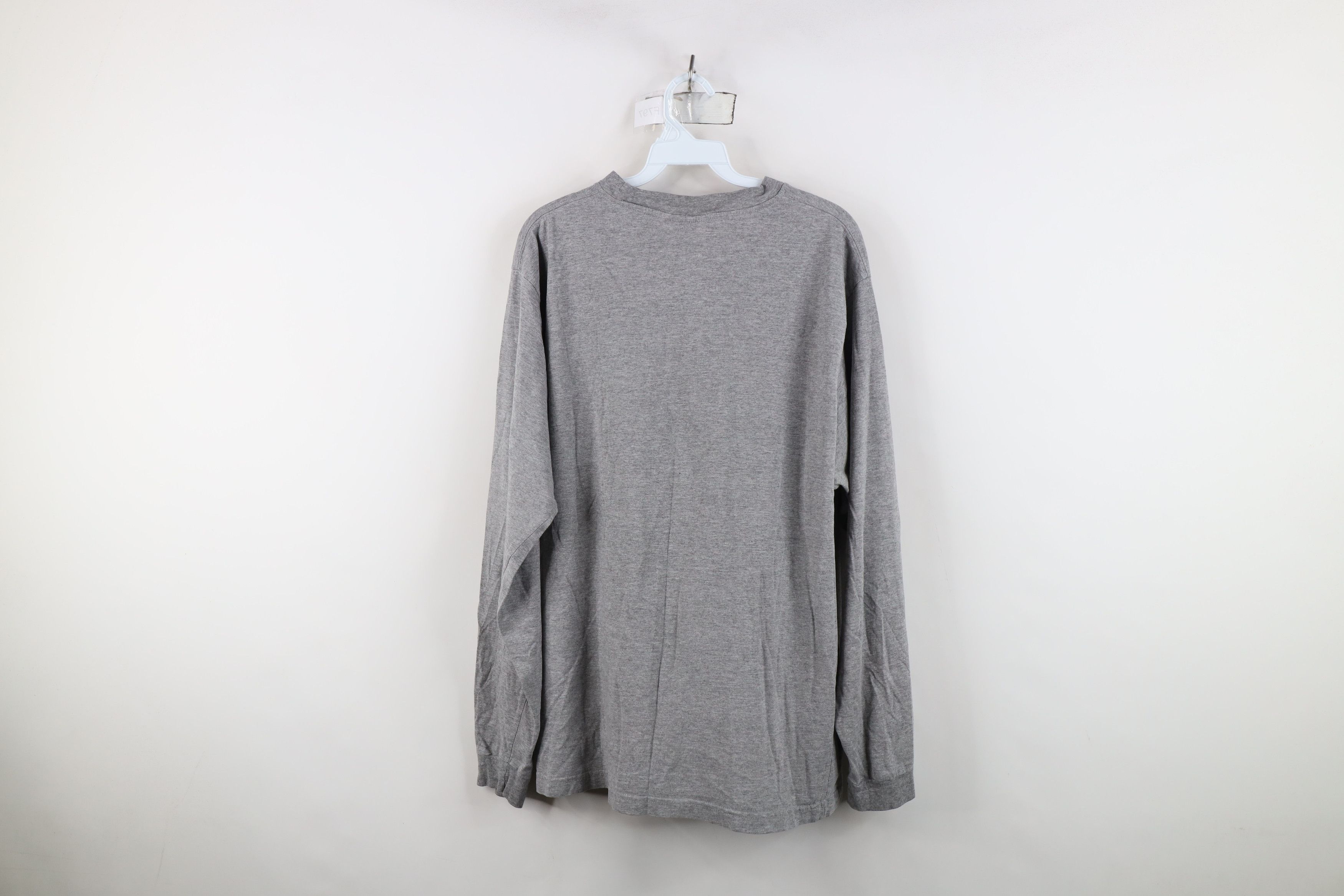 Vintage Vintage 90s Duke University Long Sleeve T-Shirt Heather Gray Size US XL / EU 56 / 4 - 12 Thumbnail
