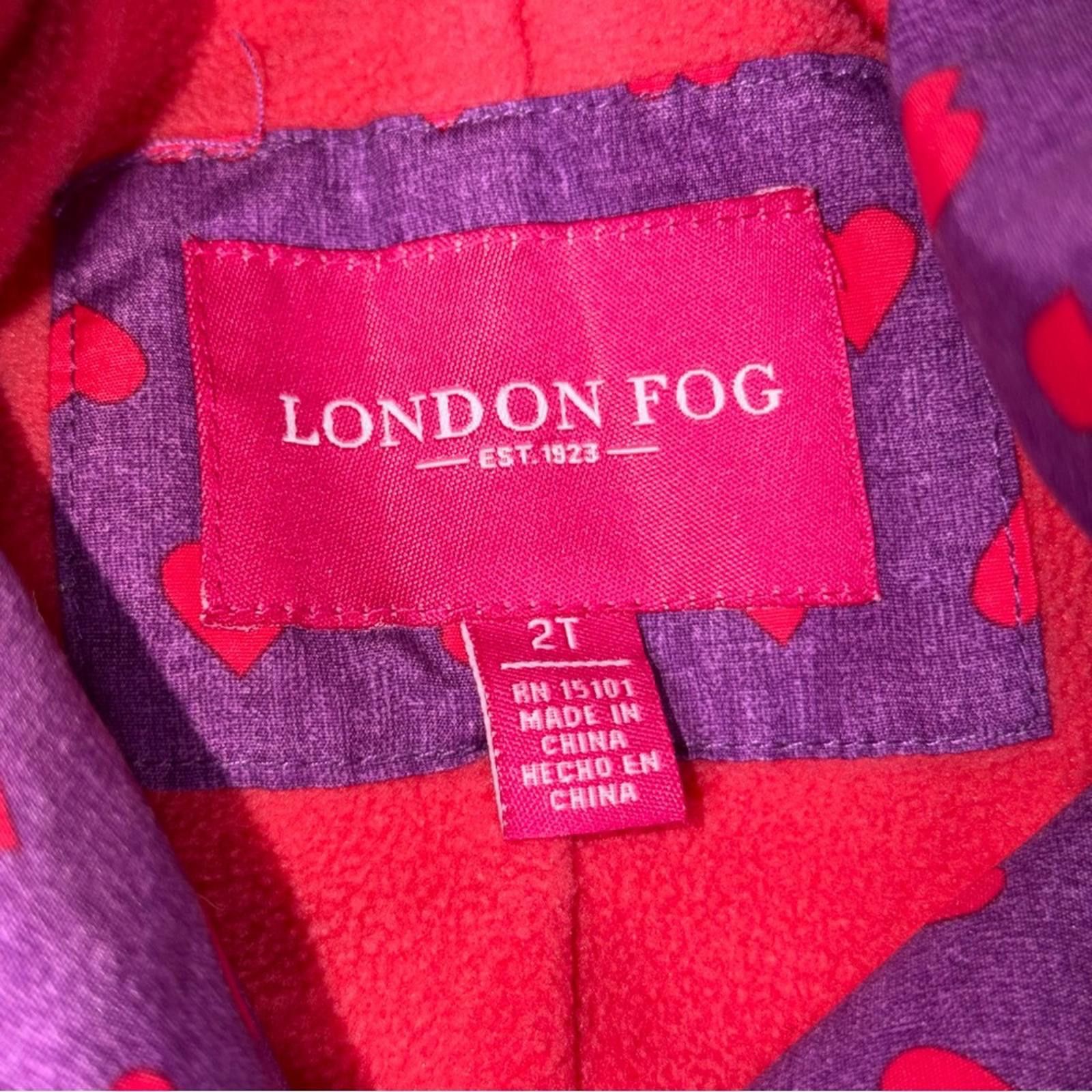 London Fog London Fog 2T Heart Pattern Raincoat Size ONE SIZE - 8 Thumbnail