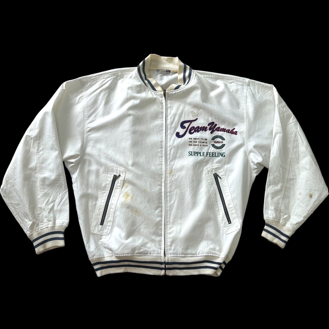 Rare 1970s Team Yamaha Sports Enthusiasts Bomber Jacket