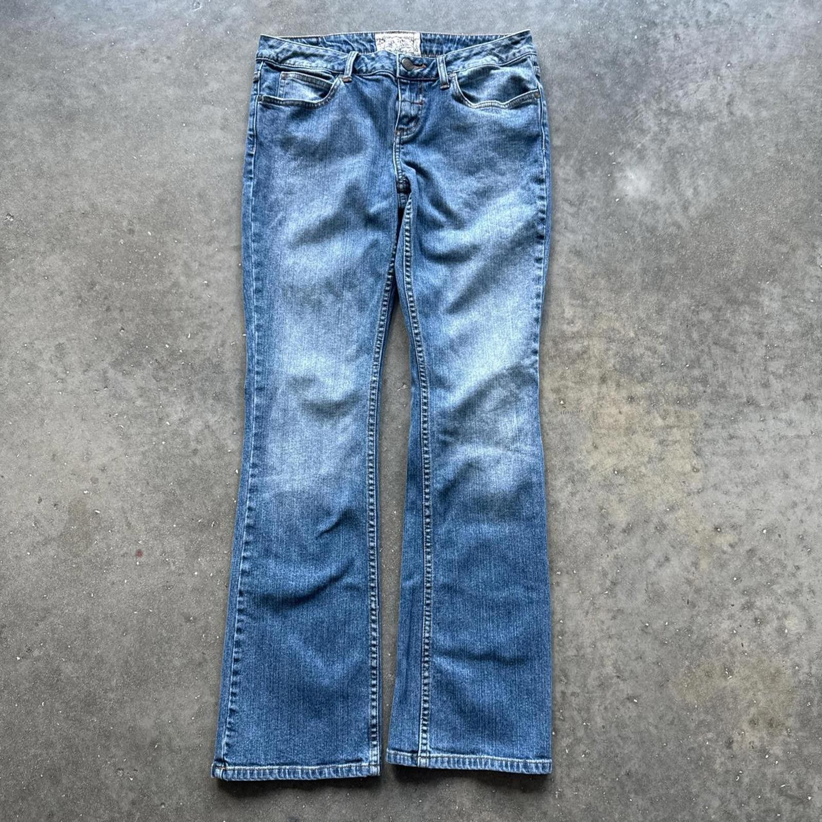 Other Low-Rise Bootcut Blue Y2k Jeans With A Relaxed Fit Size 30" / US 8 / IT 44 - 1 Thumbnail