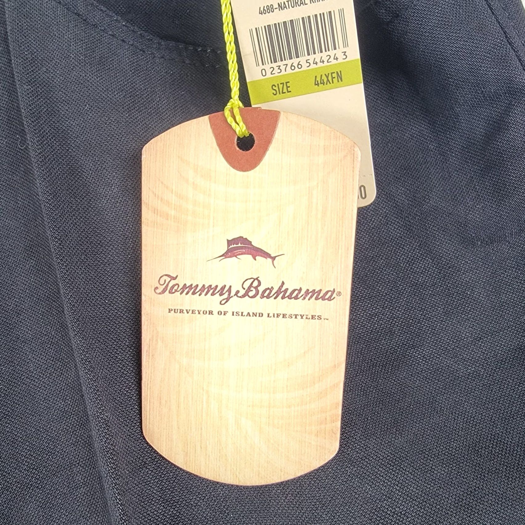 Tommy Bahama Tommy Bahama Pants Men's Black 44x32 Khakis Regular Pockets 5-Pocket Design Tencel Cotton Silk NWT Straight Rise Mid-Trade/Workwear Size US 44 / EU 60 - 6 Thumbnail