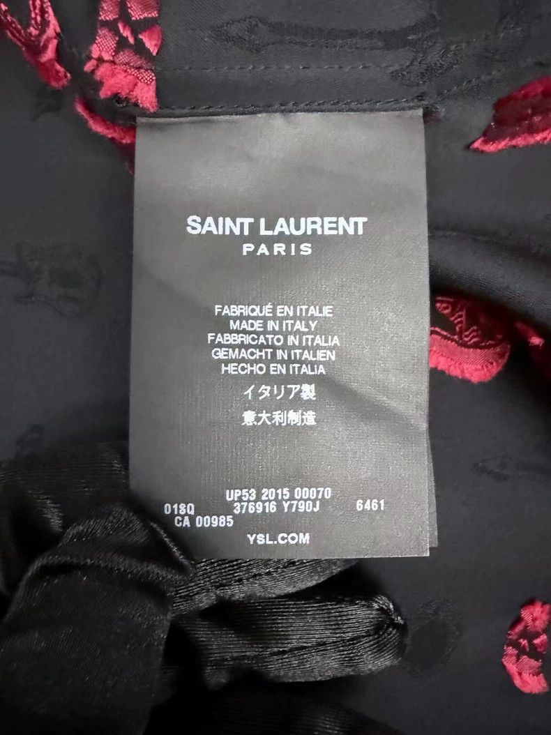 Yves Saint Laurent Saint Laurent size 39 Red Guitar Shirt 2502-Nextarrow Size US M / EU 48-50 / 2 - 6 Thumbnail