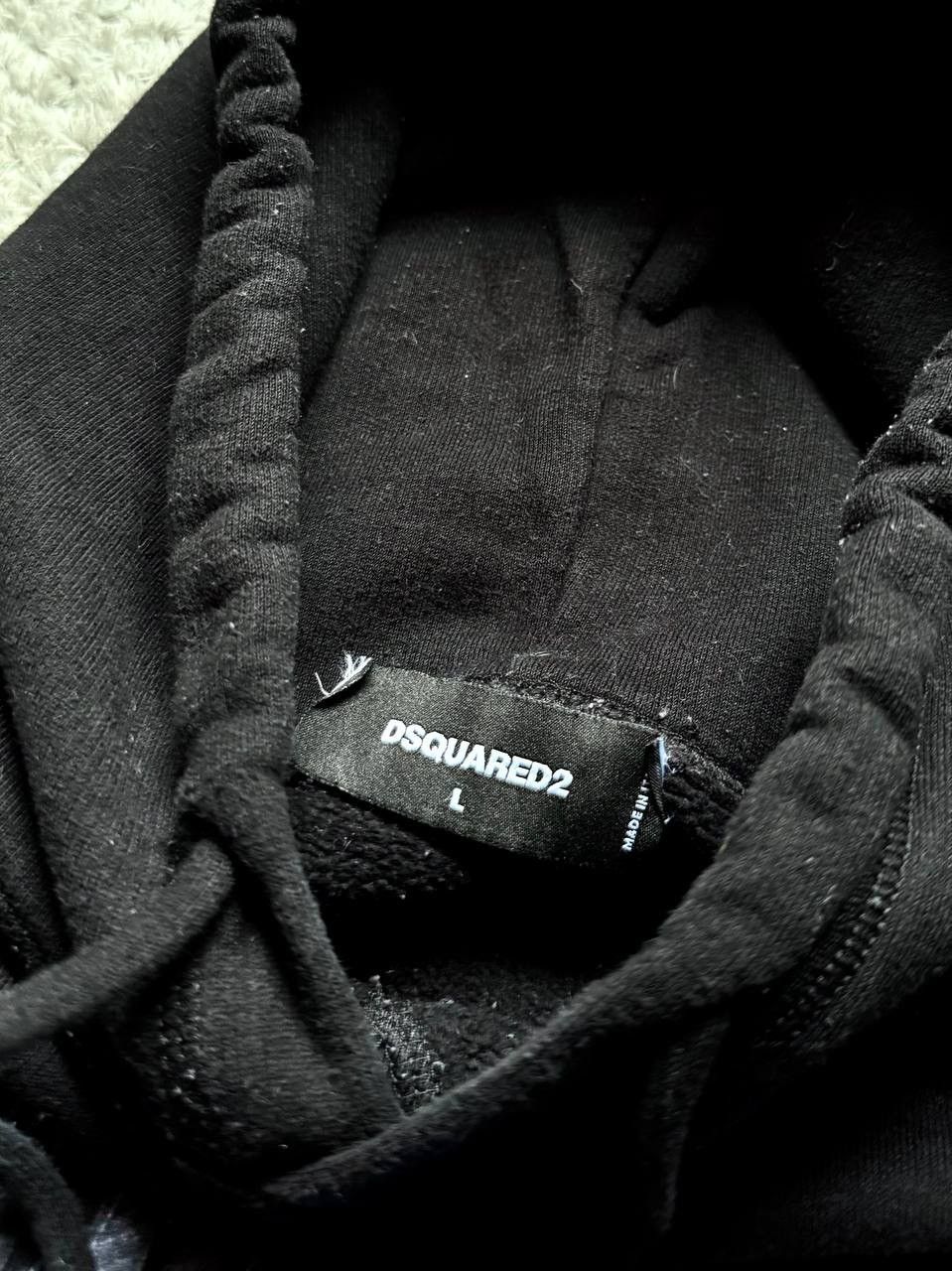 Dsquared2 00s Disquared Vintage Big Logo Oversized Hoodie Rare Y2K Size US L / EU 52-54 / 3 - 5 Thumbnail